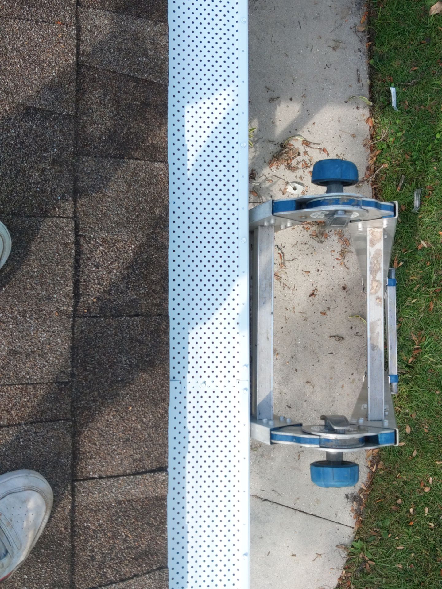 Leaf Guard System Installation in Sarasota FL by Gutter Professors