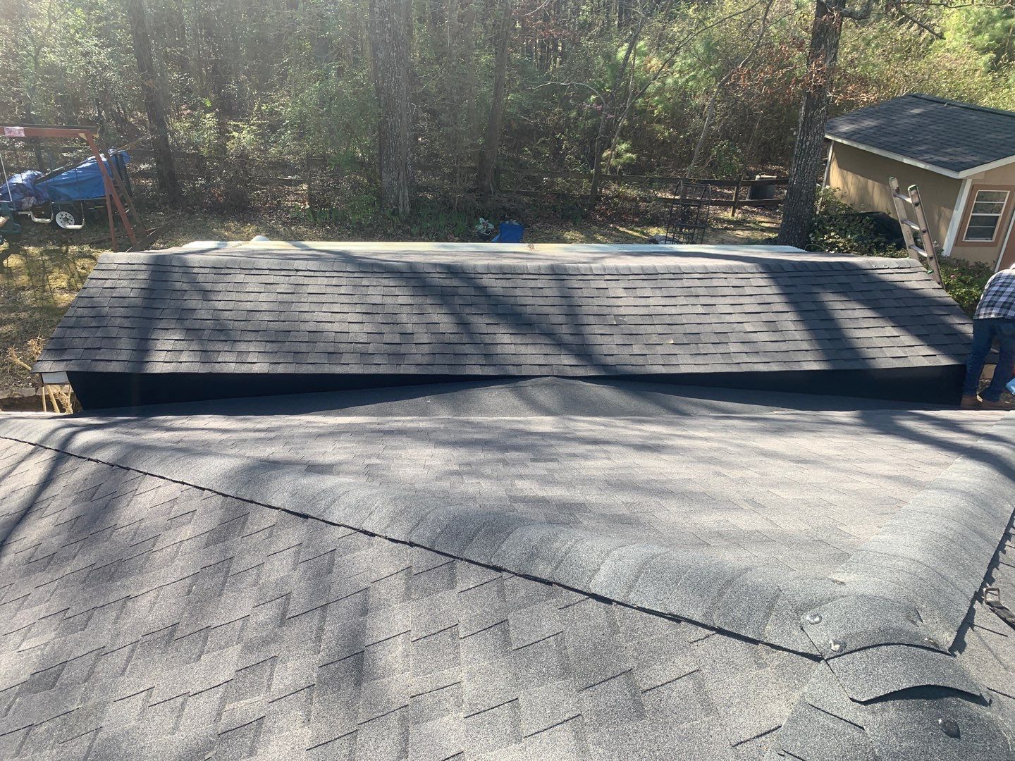 Roof Replacement with Custom Flashing by Halo Roofing and Restoration