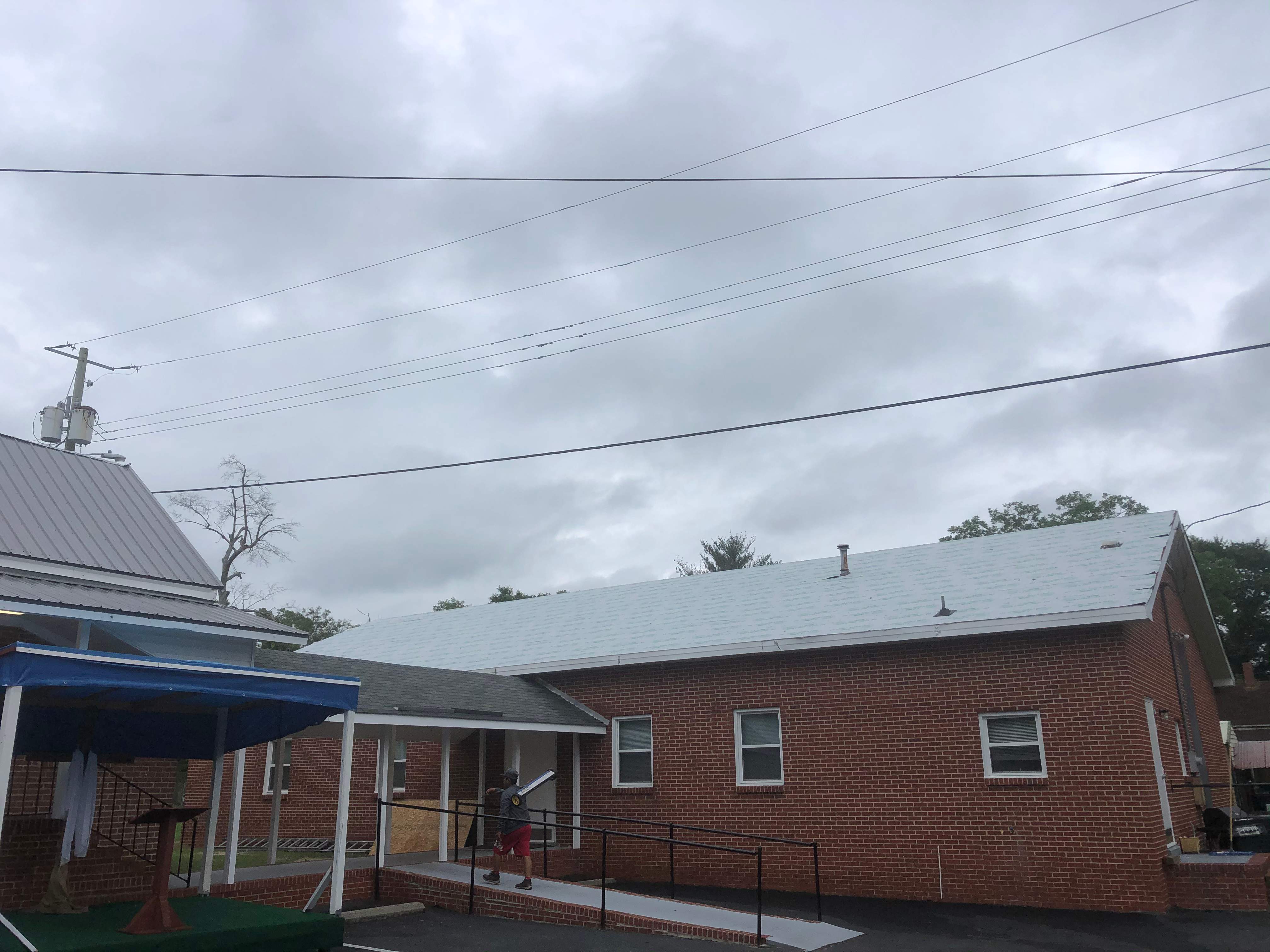 Commercial Roofing Installation - East Laurinburg Baptist Church by American Roofing NC