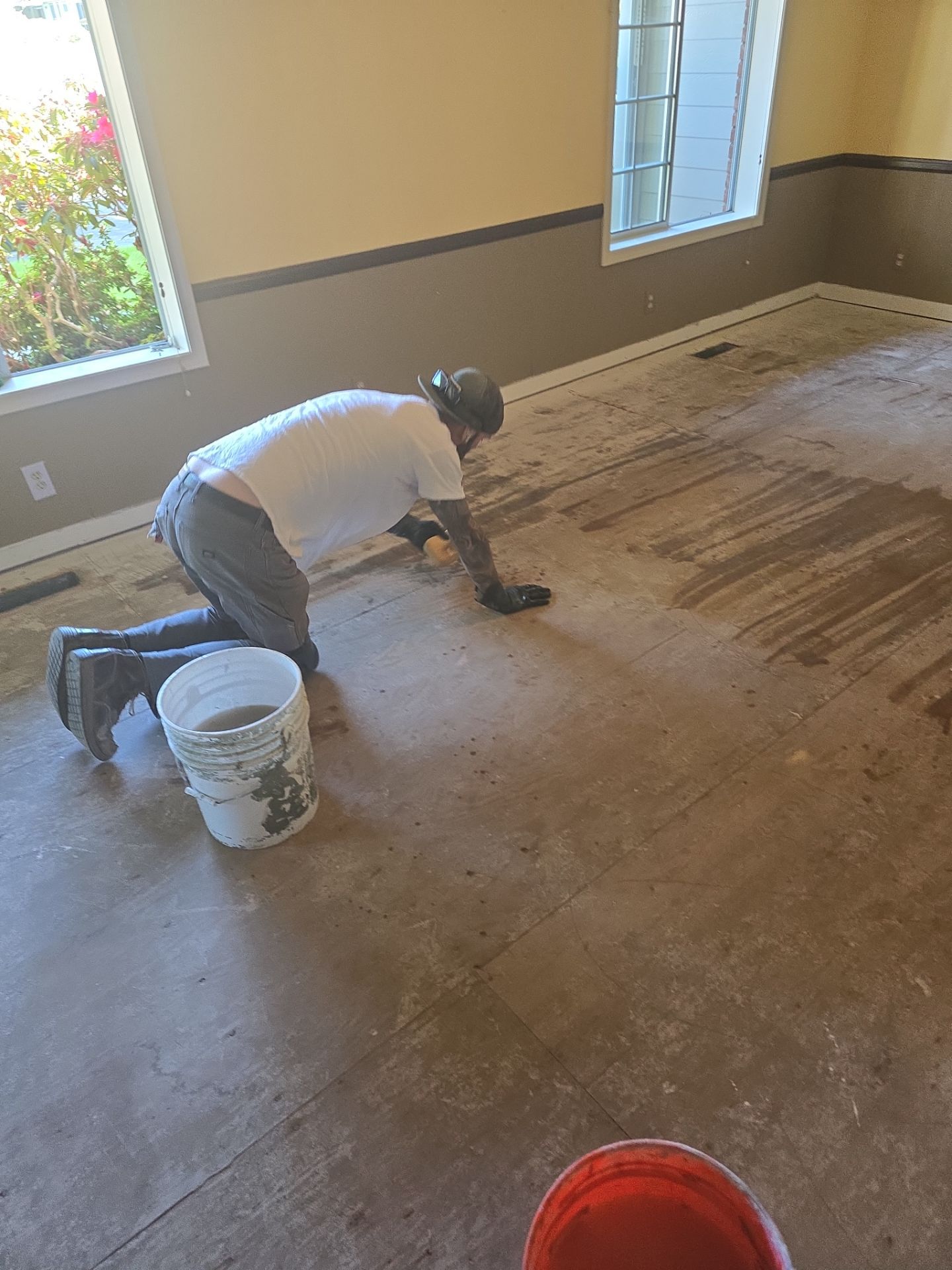 Engineered Wood Flooring Installation and Staircase Upgrade in Brookings by KMD Surfaces INC.