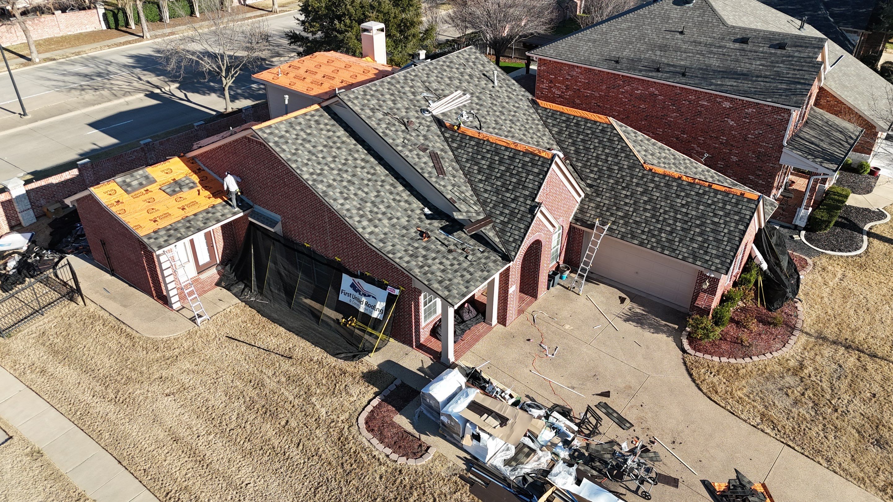 Decra Metal Roof - Shingle XD Stone Coated Roofing Project by First United Roofing & Construction