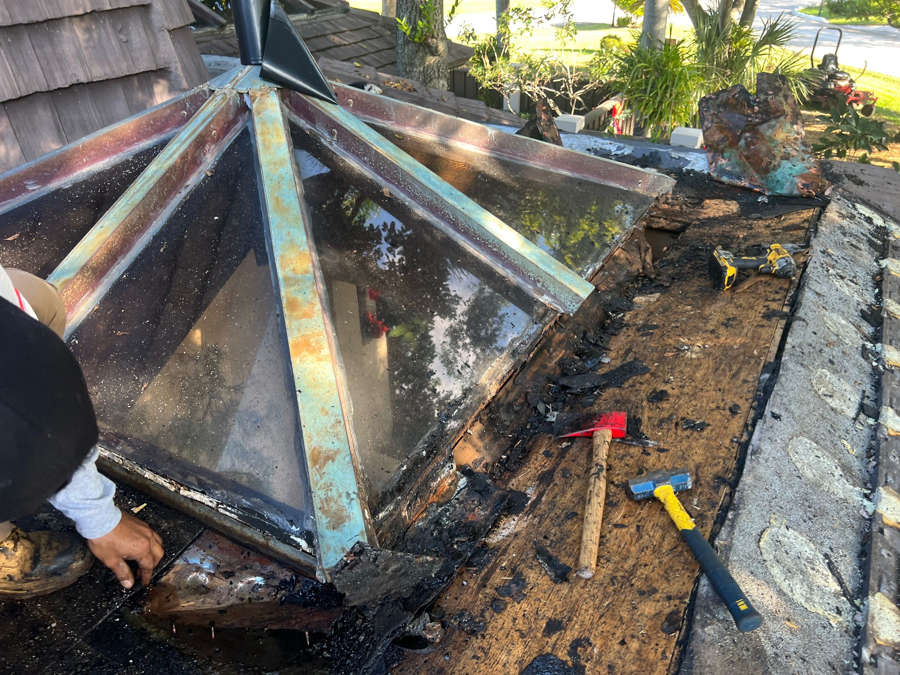 Gatehouse Rd., Sea Ranch Lakes, FL (Skylight Repair) by G&J Roofing 