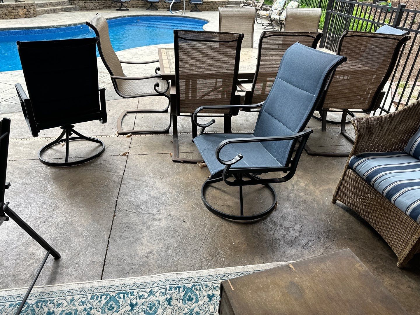 Pool Deck using AcryFin by DuraSeal