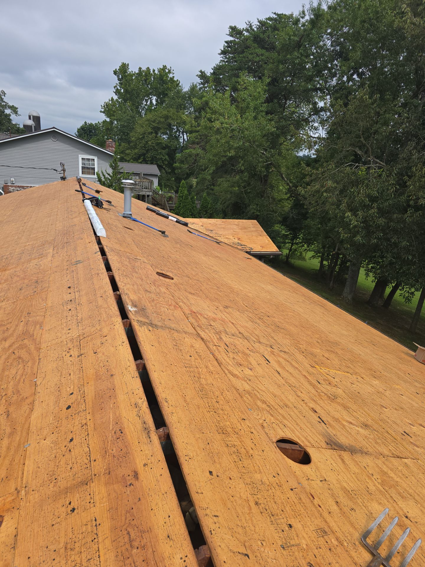 Residential Roofing Installation using Metal by Rainstoppers Roofing