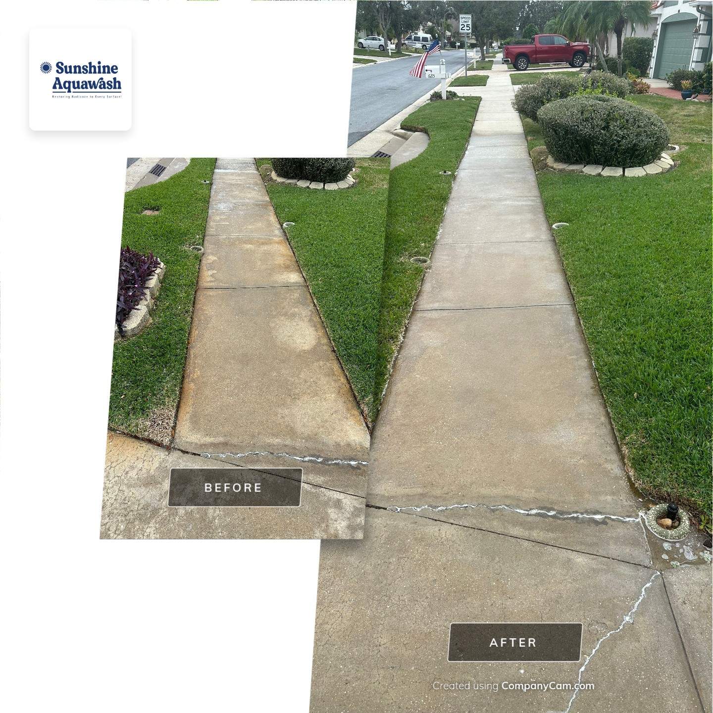 Driveway Cleaning and Rust Treatment - Fairways at Imperial Lakes, Palmetto, FL | Sunshine AquaWash by Sunshine AquaWash