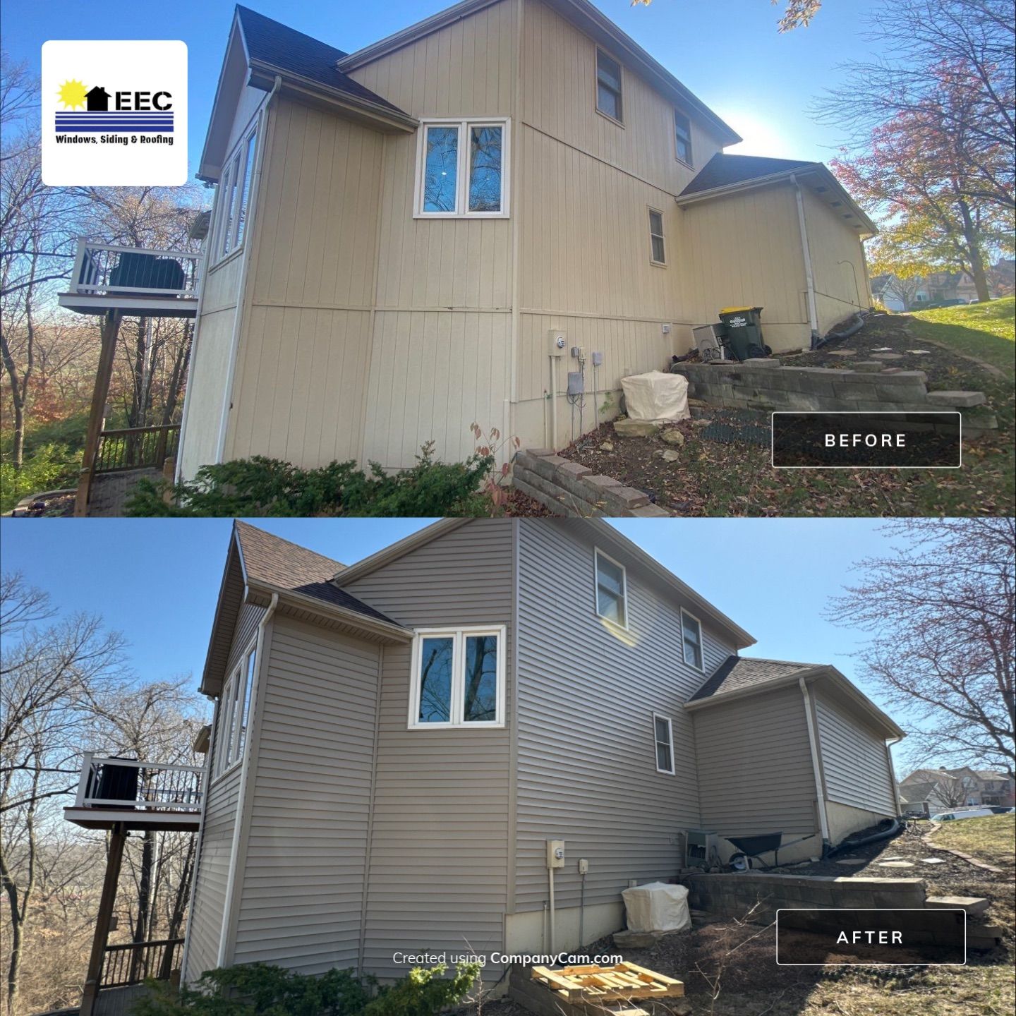 Siding Installation using Clay Market Square by EEC Windows, Siding & Roofing