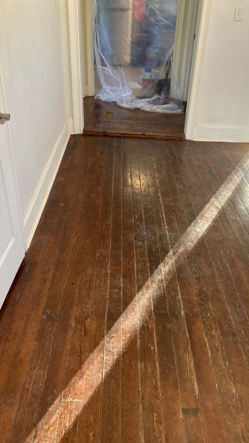 Hardwood Refinish and repair by Footprints Floors of Nashville