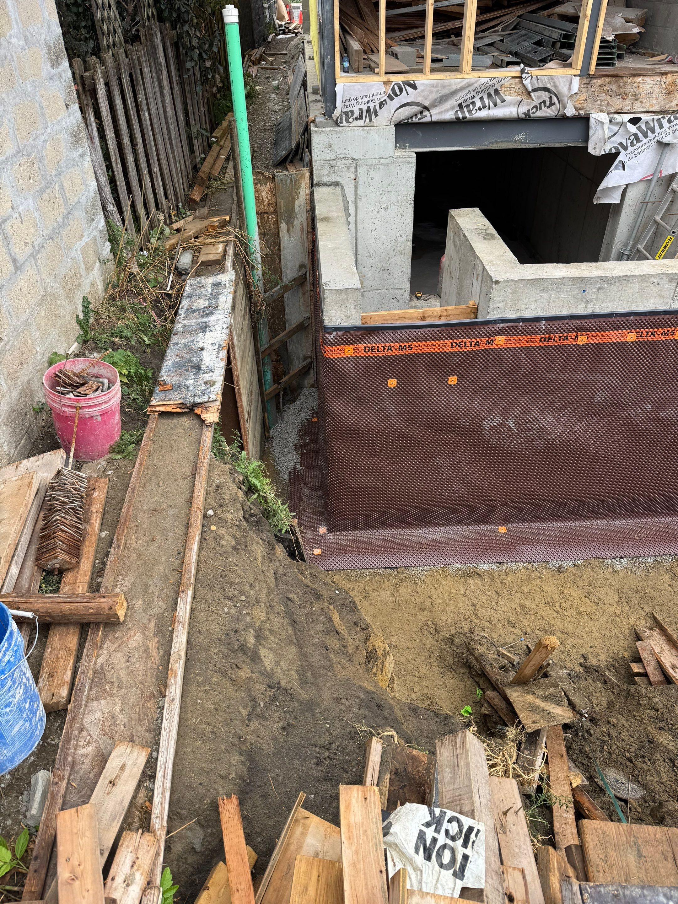 Exterior waterproofing Project in Toronto, ON by Canada Waterproofers Inc