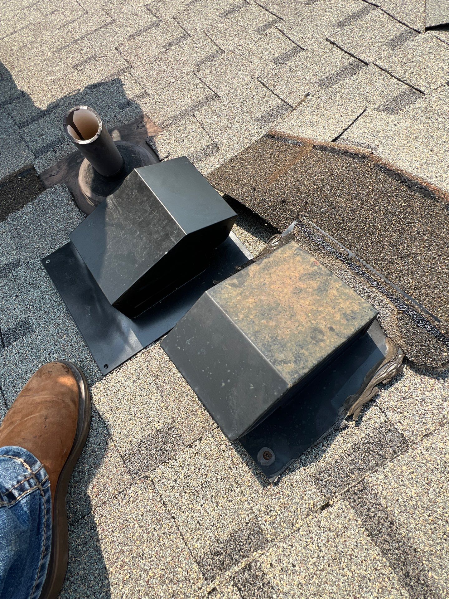 Hail Damage using Owen's Corning Duration (Lifetime) Shingles by Roof Repair Services LLC
