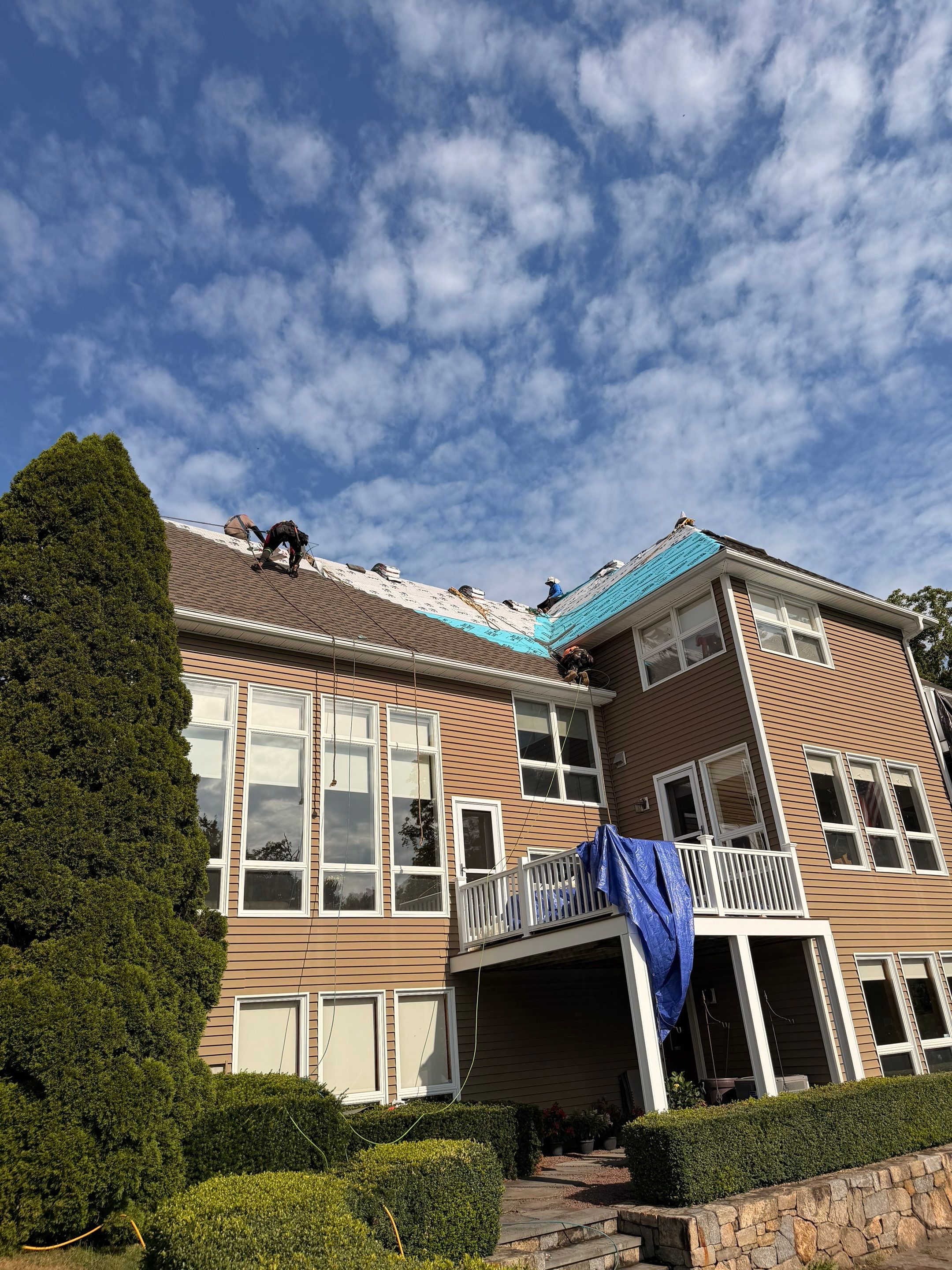 Brand new roof by DiGiorgi in Shelton by DiGiorgi Roofing and Siding Inc