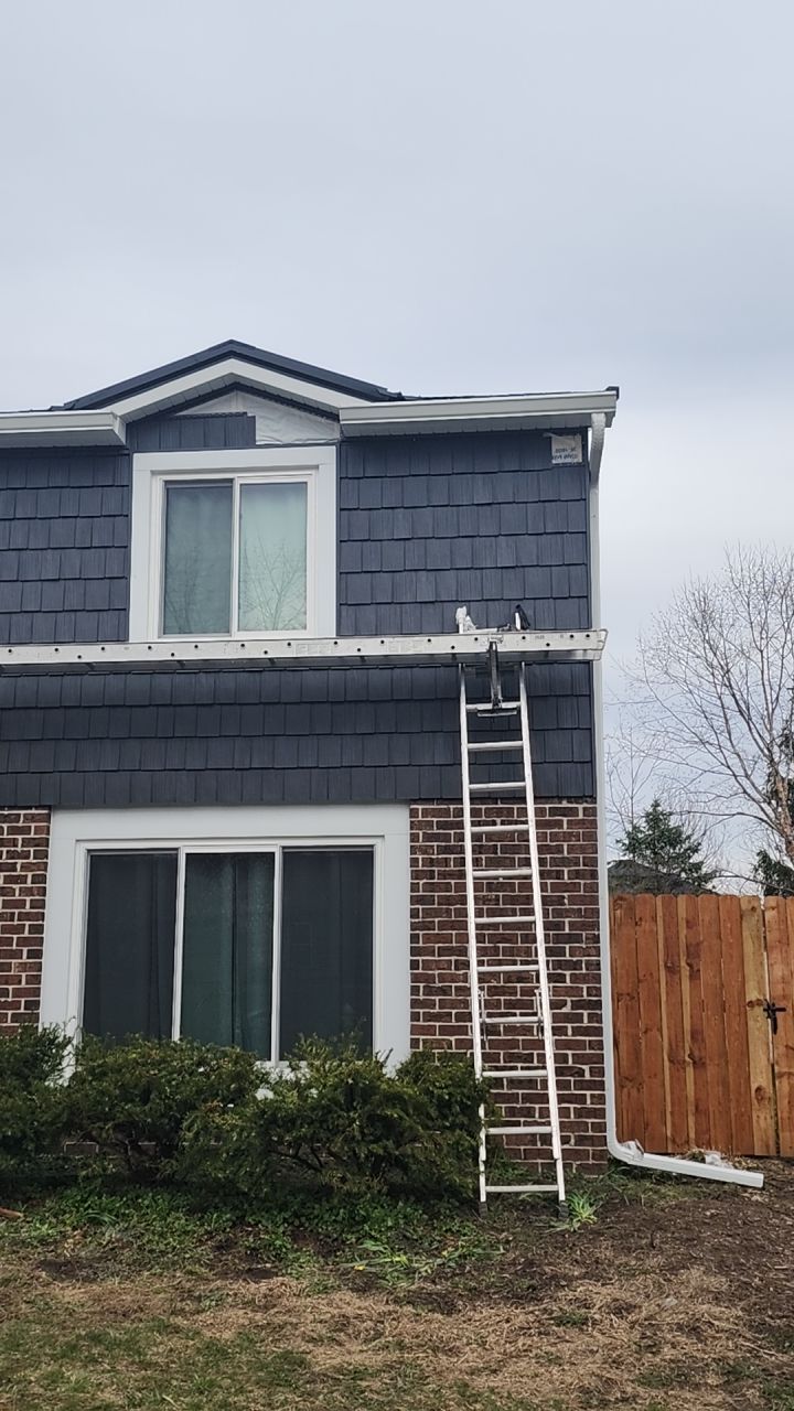 Full Exterior Home Transformation – Metal Slate Roof in Fort Wayne, IN by 4Ever Metal Roofing