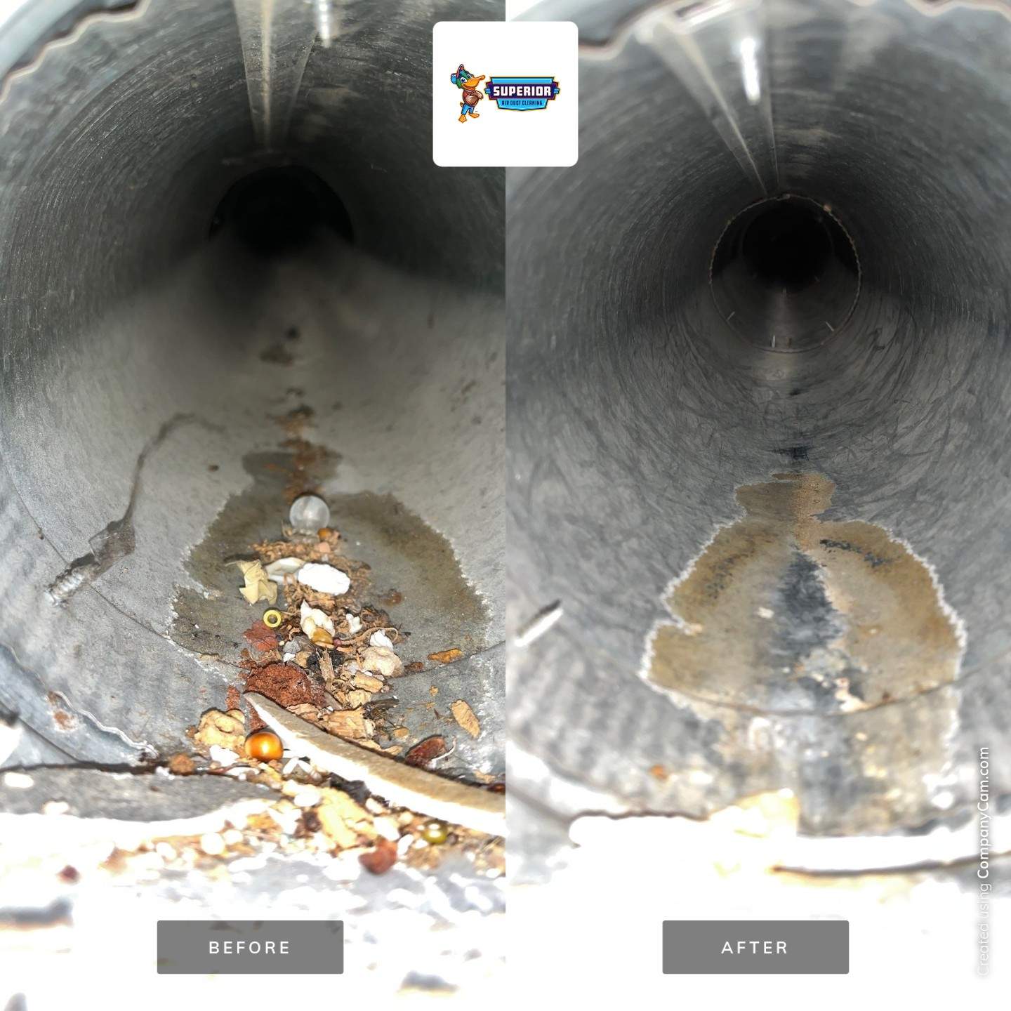 Air Duct Cleaning With a Vacuum Truck in Canfield, OH by Superior Air Duct Cleaning