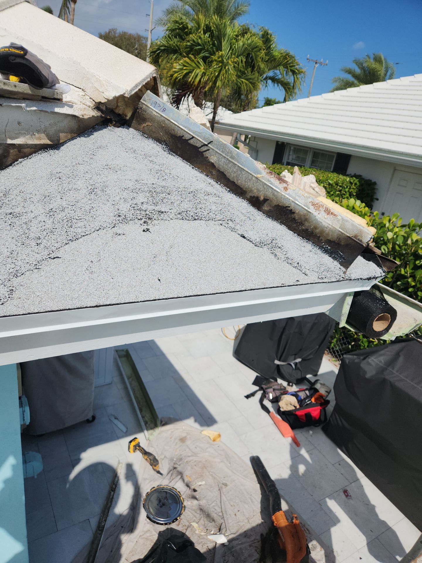 Concrete Tile Roof and Fascia Board Repair in Boca Raton by Aastro Roofing
