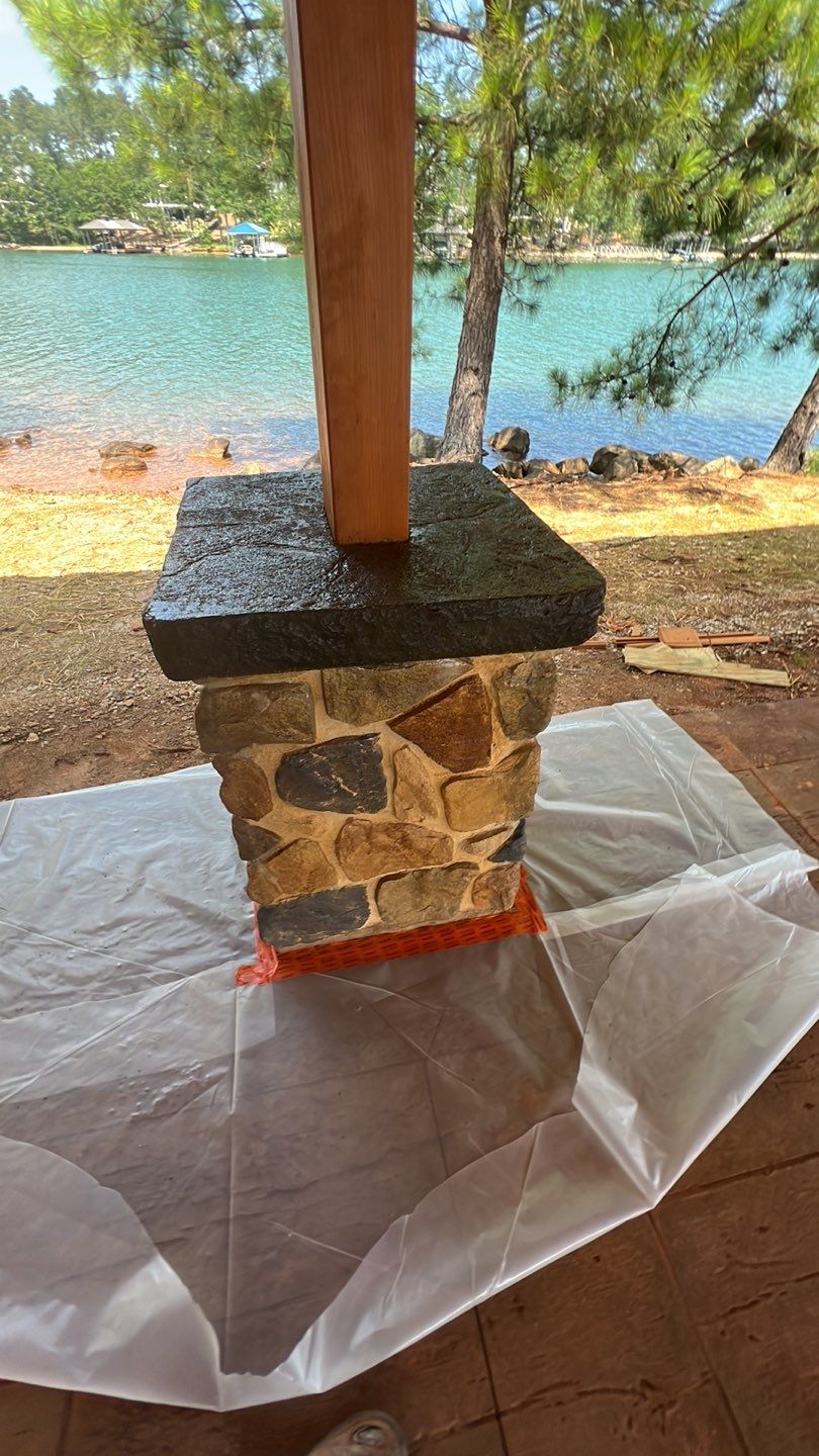 Stamped Concrete Pavilion Slab by Xtreme Concrete Services