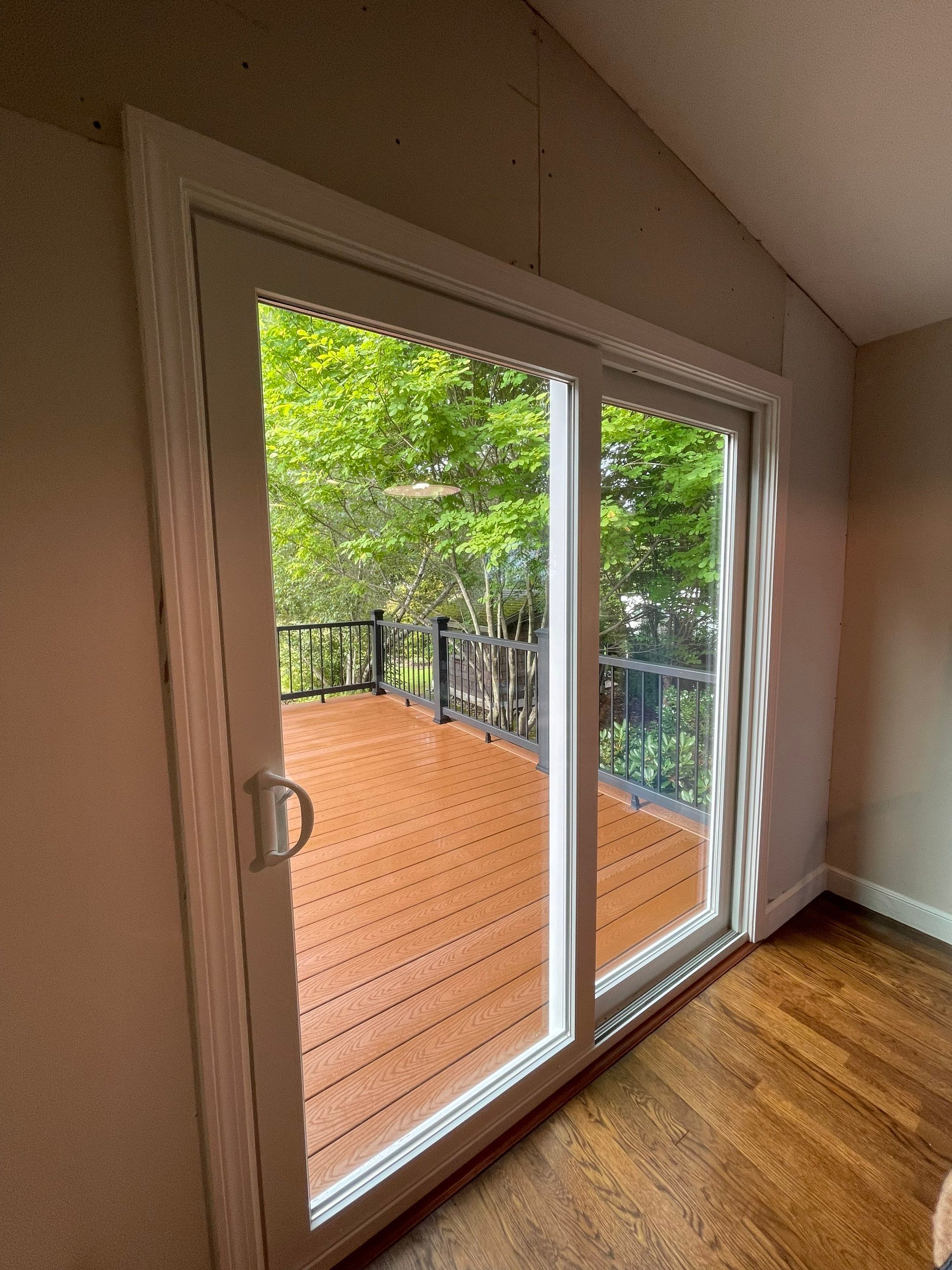 Deck built and Door with new opening in Framingham, MA by UBrothers Construction