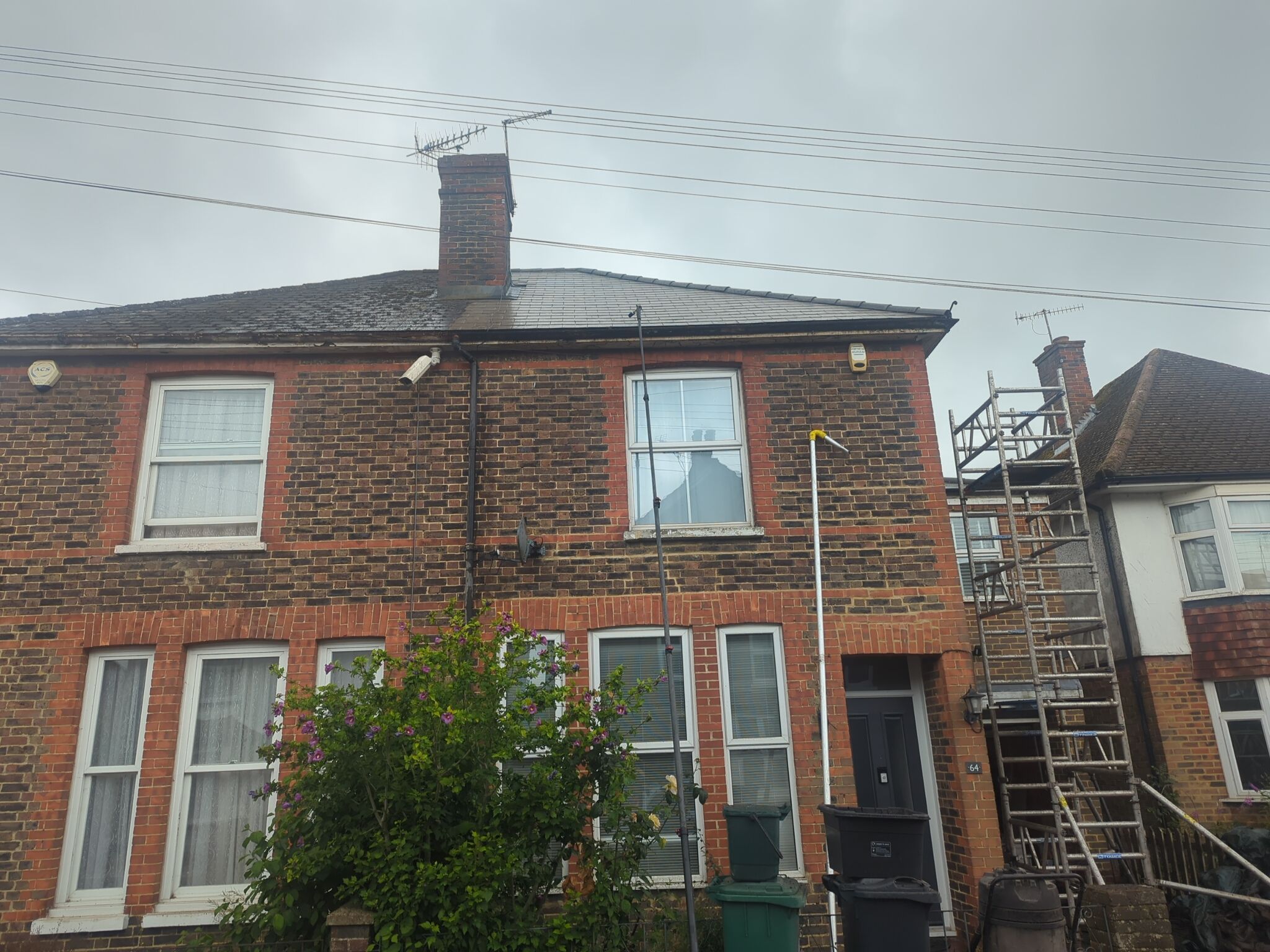Roof Clean  - Moss Removal - Gutter Clean using Honda 15lpm Low Pressure Washing Machine by Ges Exterior Cleaning ltd