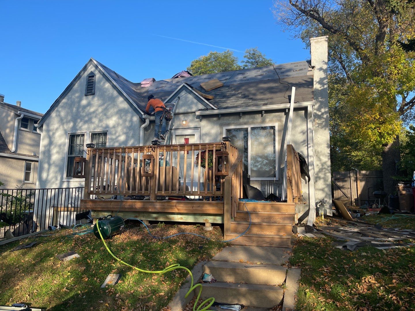 Residential Roofing Installation using Owens Corning Duration Estate Grey by Lightning Exteriors