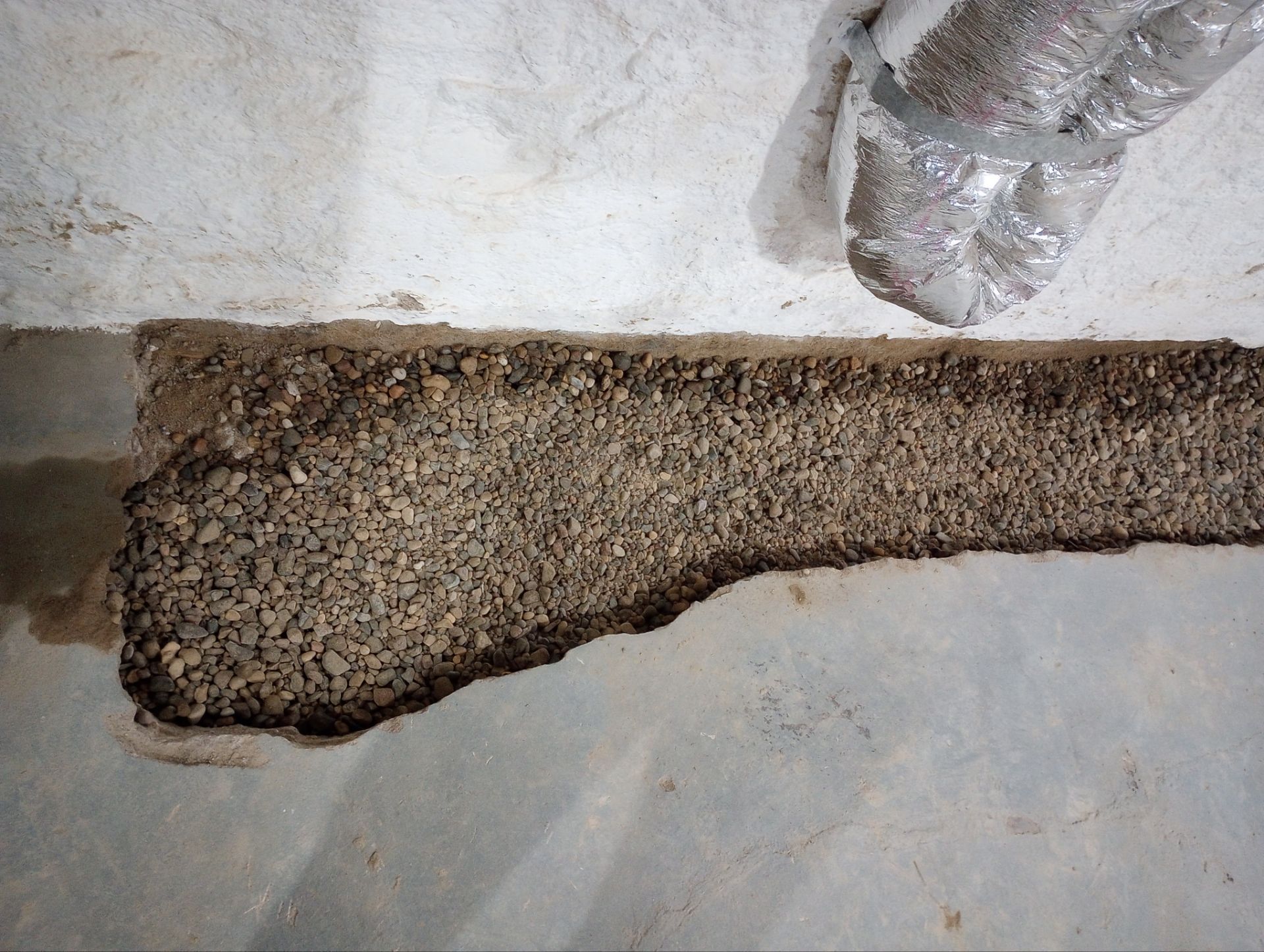 Interior Drain Tile & Wall Drainage in Northeast Minneapolis by Waterproofing Northeast