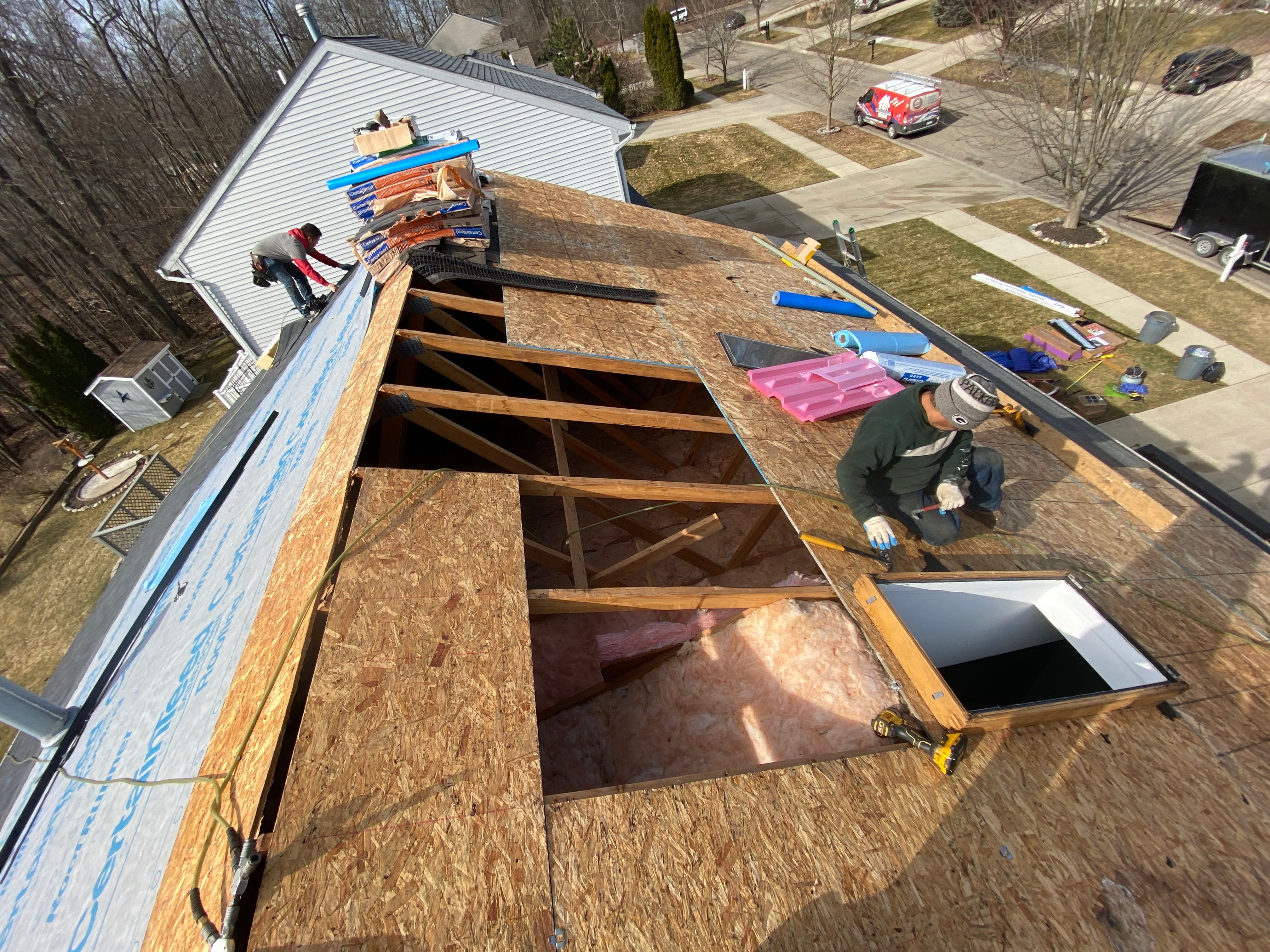 Roof Replacement using Certainteed Landmark Climate-Flex by 180 Contractors