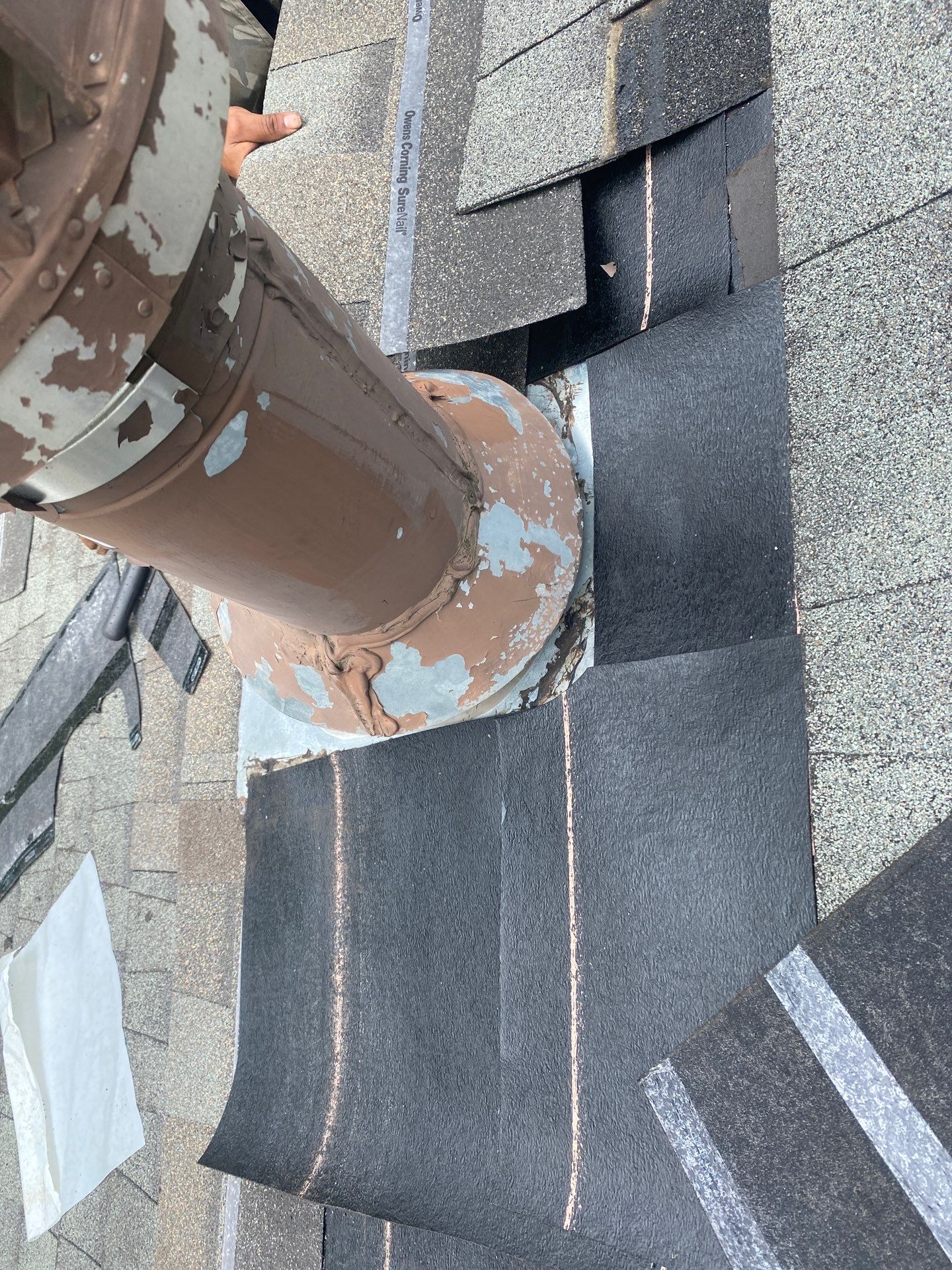 Hail Damage using Owen's Corning Duration (Lifetime) Shingles by Roof Repair Company