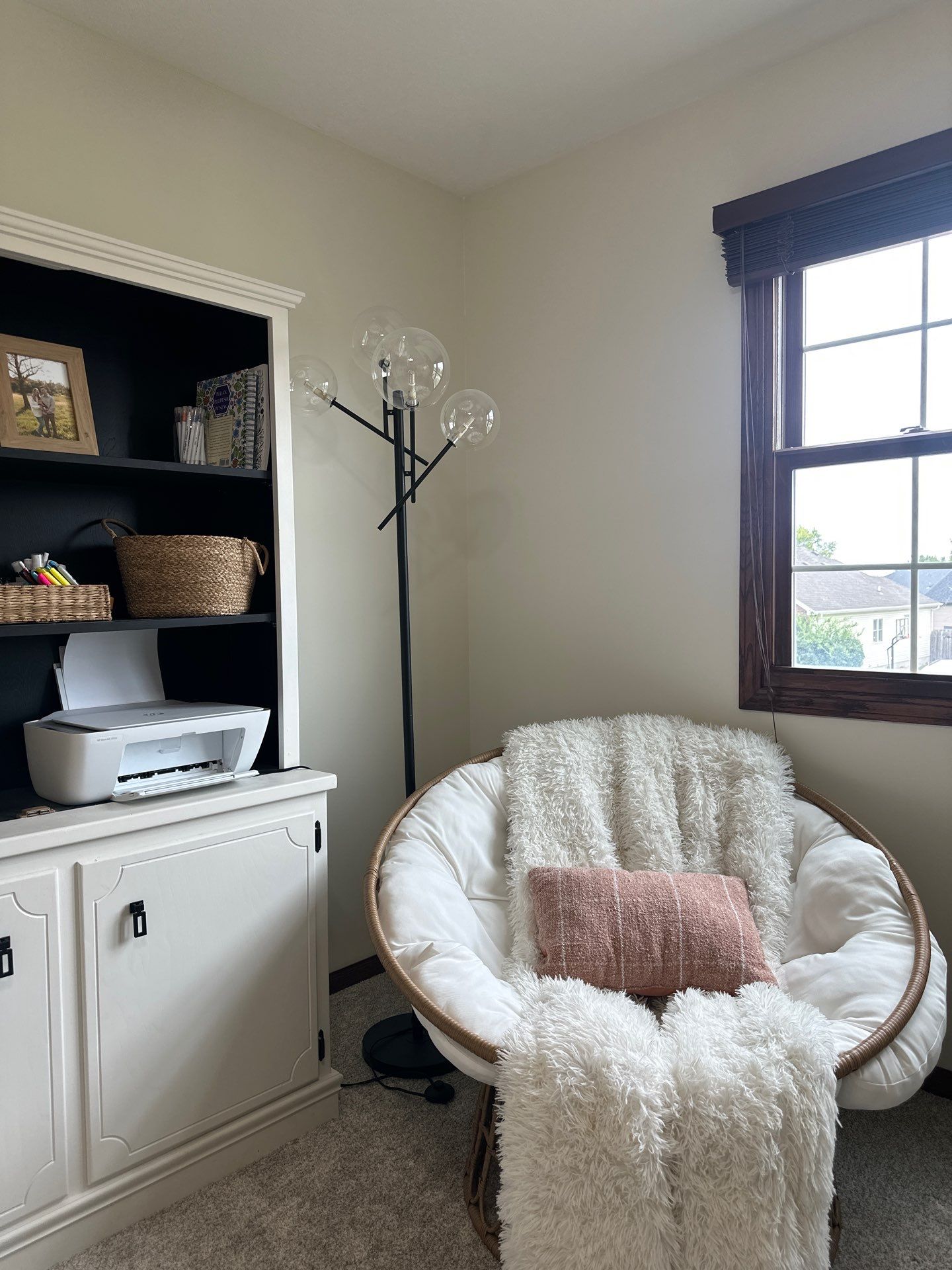 Lincoln Home Office Renovation Featuring Custom Window Trim Repairs by CompanyCam Sales Demo