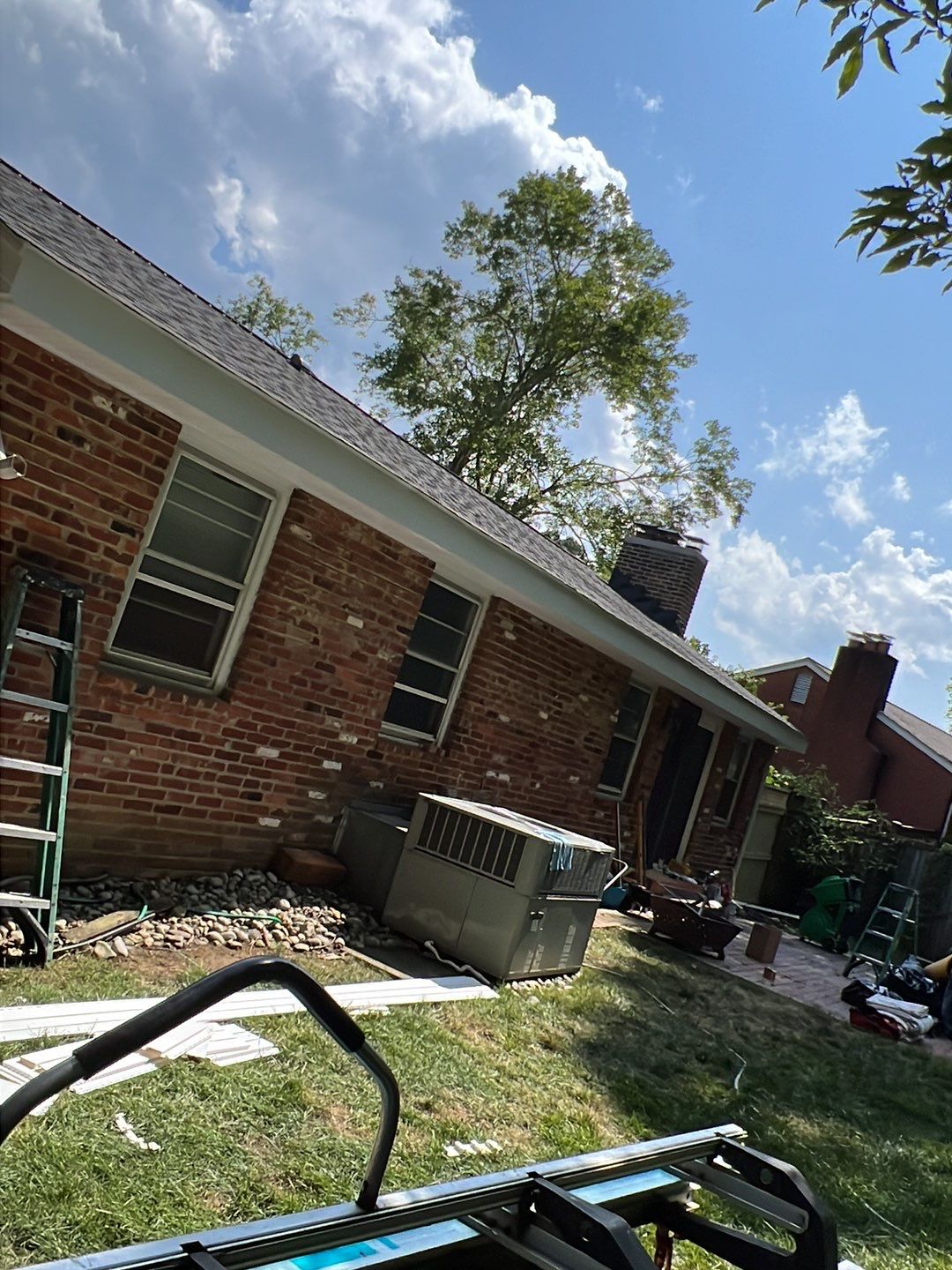 Springfield Tree Damage Restoration: CertainTeed Landmark Designer Shingles in Charcoal Black by RM Banning, Inc.