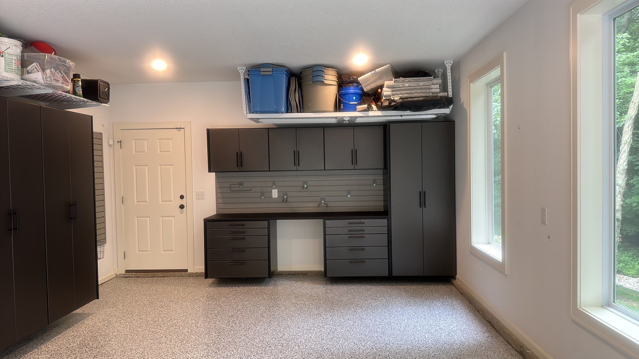 Will W. got his dream garage with a Banner Garage Floor and Cabinets  by Banner Garage
