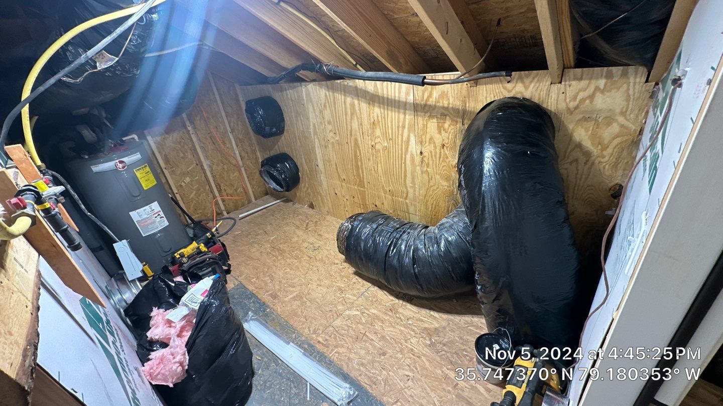 Trane XV20i Split Heat Pump Install  by Nick's Mechanical LLC.