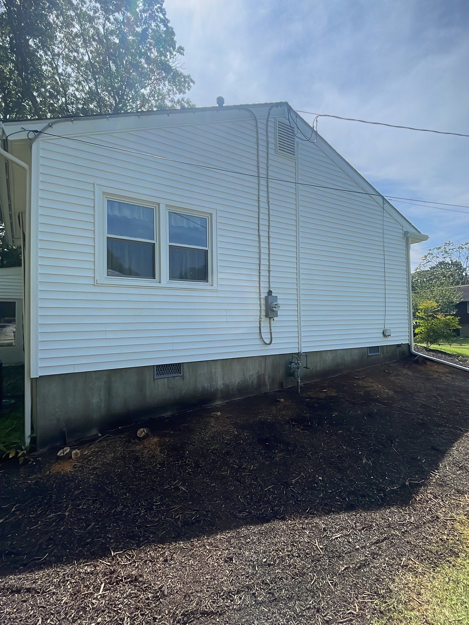 House Wash & Roof SoftWash (rear four season room) by SJ Exterior