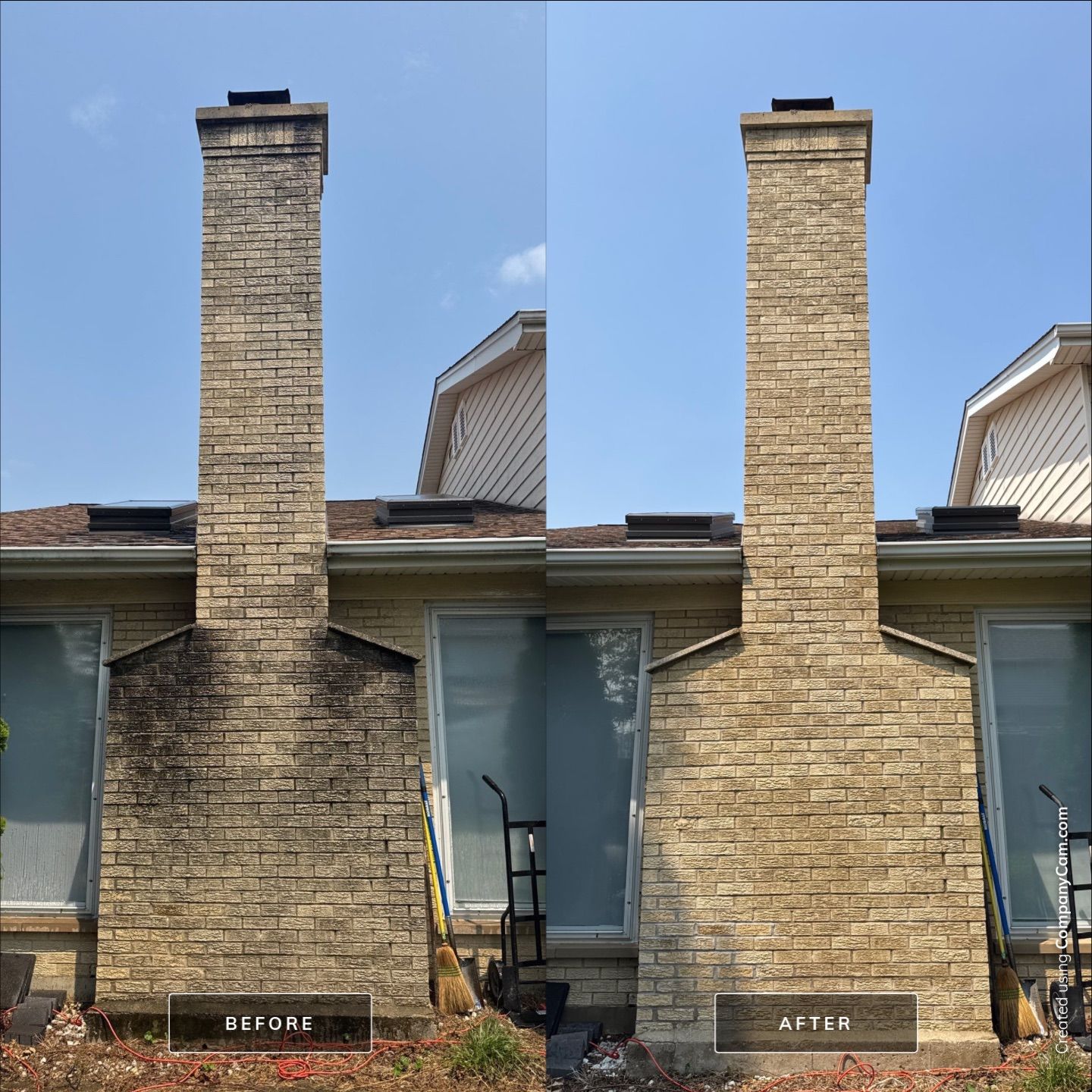 Project in Arlington Heights by Simmons Power & Soft Washing