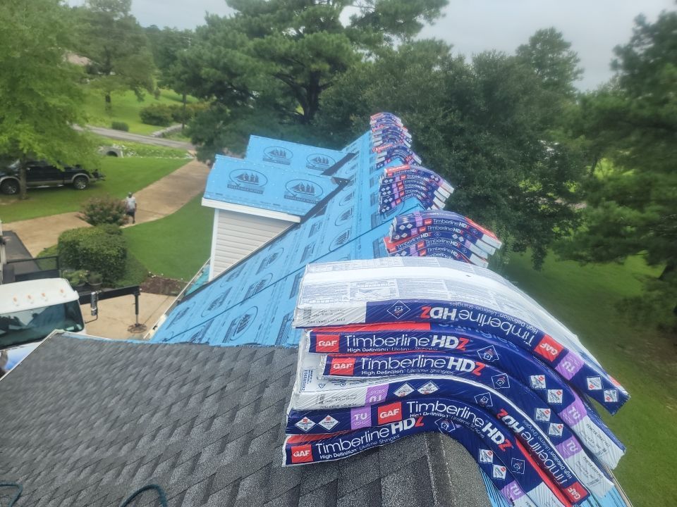 Residential Roofing Installation using Roof Replacement by American Roofing & Construction LLC