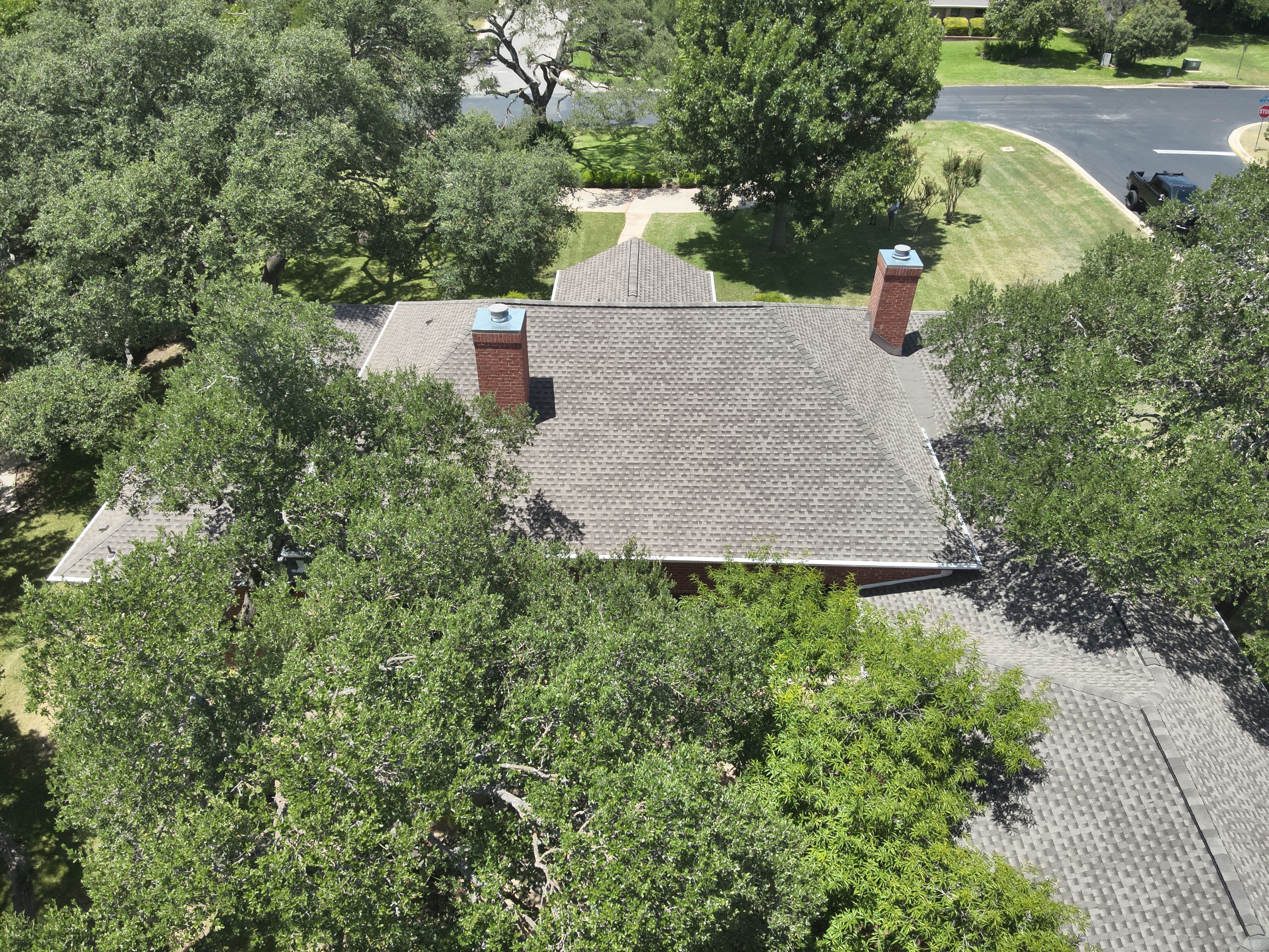 Residential Roof Replacement using GAF - HDZ - Weathered Wood by Action Exteriors