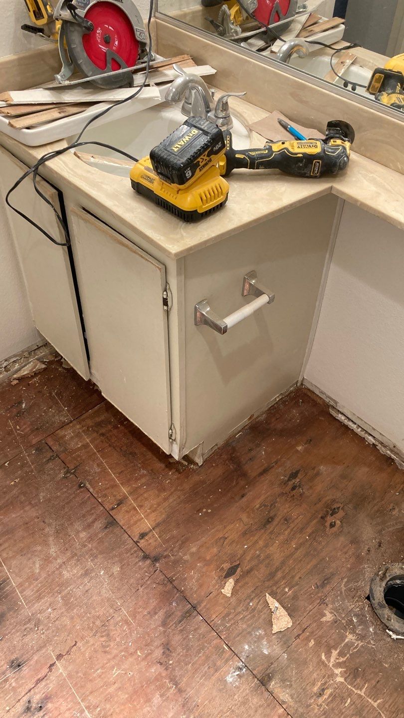 Various Plumbing & Flooring Tasks by Bayfront Home Repair