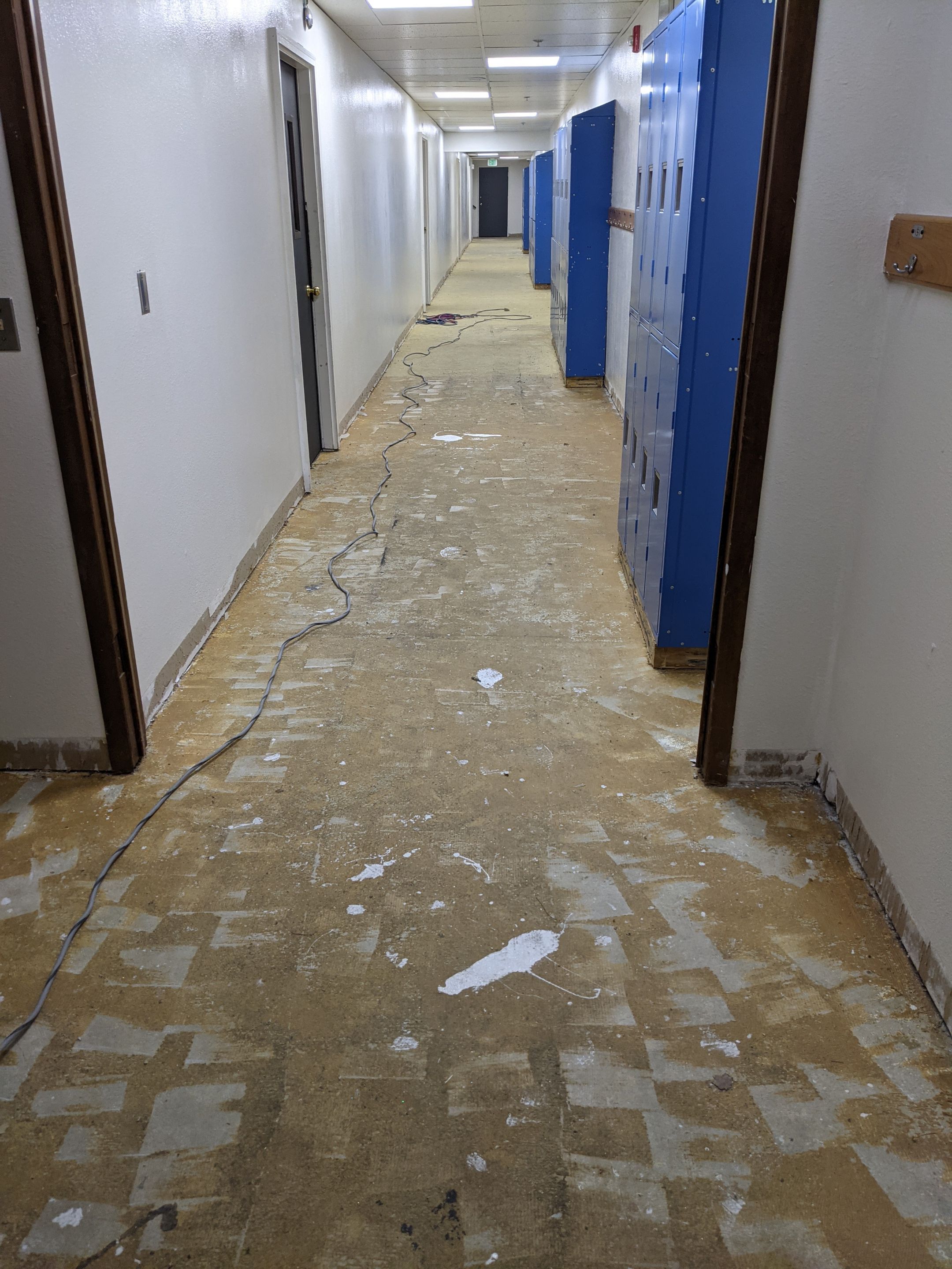 Commercial Floor Transformation using Silver Creek by Croc Coatings, LLC