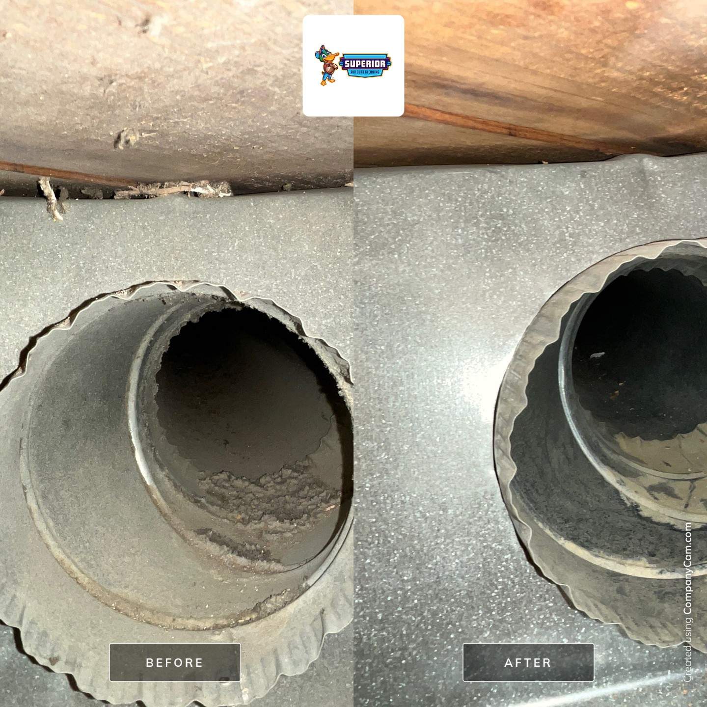 Air Duct Cleaning With a Vacuum Truck in Boardman, OH by Superior Air Duct Cleaning