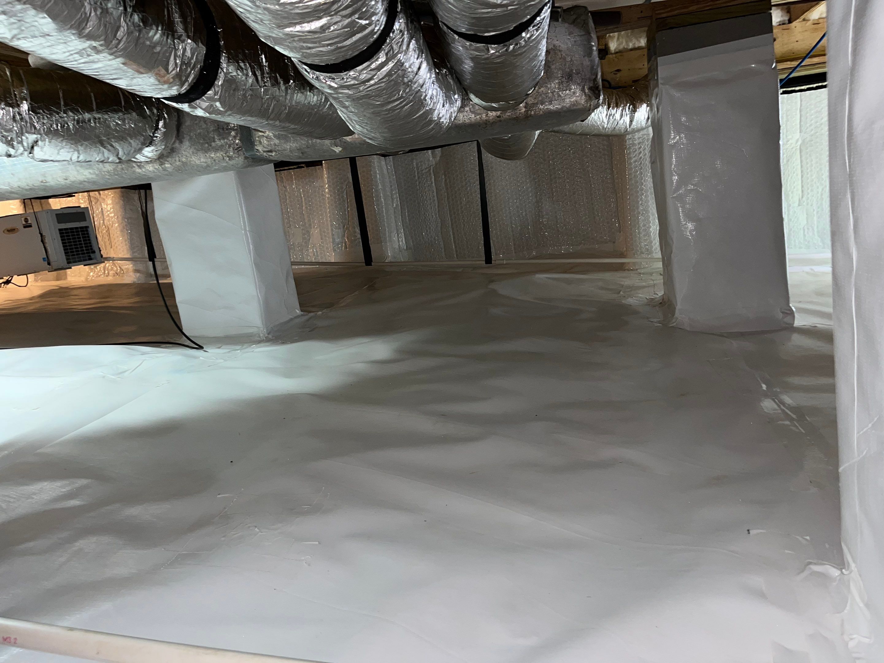 Impact Choice Encapsulation with French Drain, Mold Removal, and Crawlspace Door by Impact Crawlspace