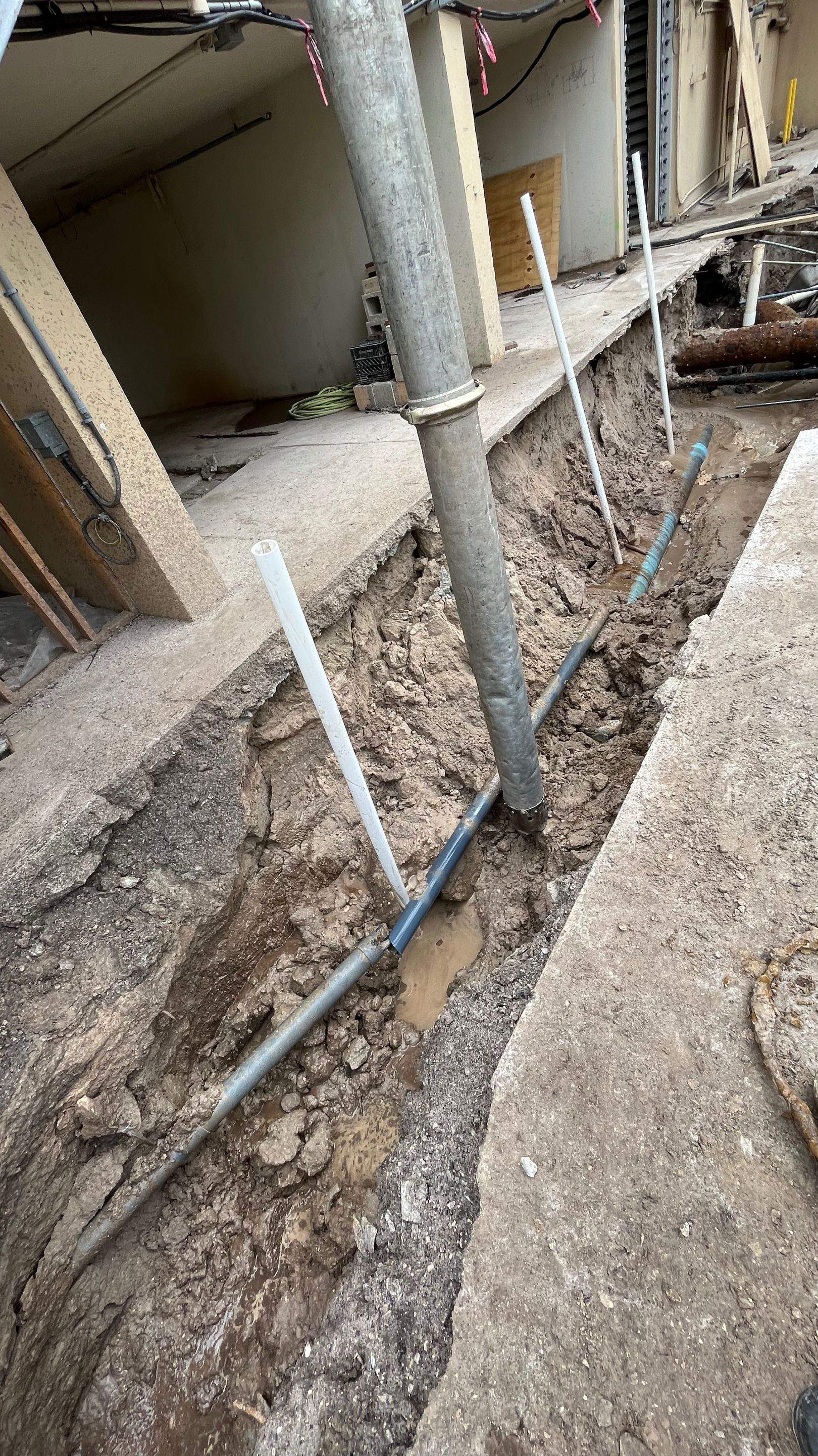 Ritz-Carlton NW Service Area Daylighting by Don Mar, Inc. Storm Water Solutions