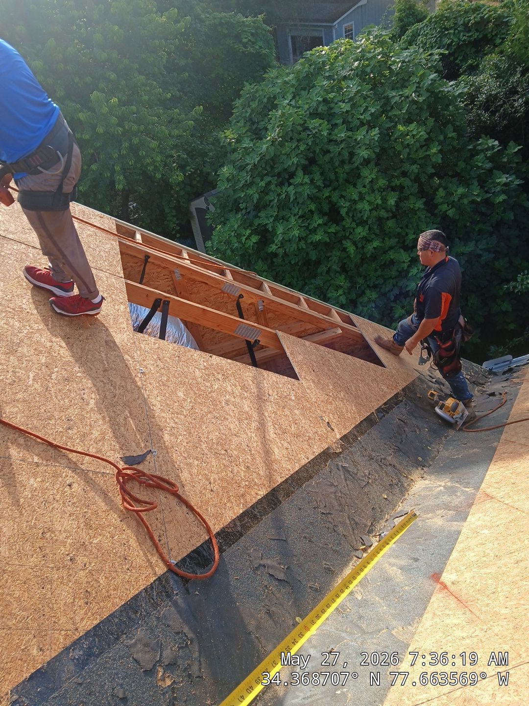 Fortified Roof Replacement and Skylight Replacement in Hampstead, NC by RGR Construction and Roofing, LLC