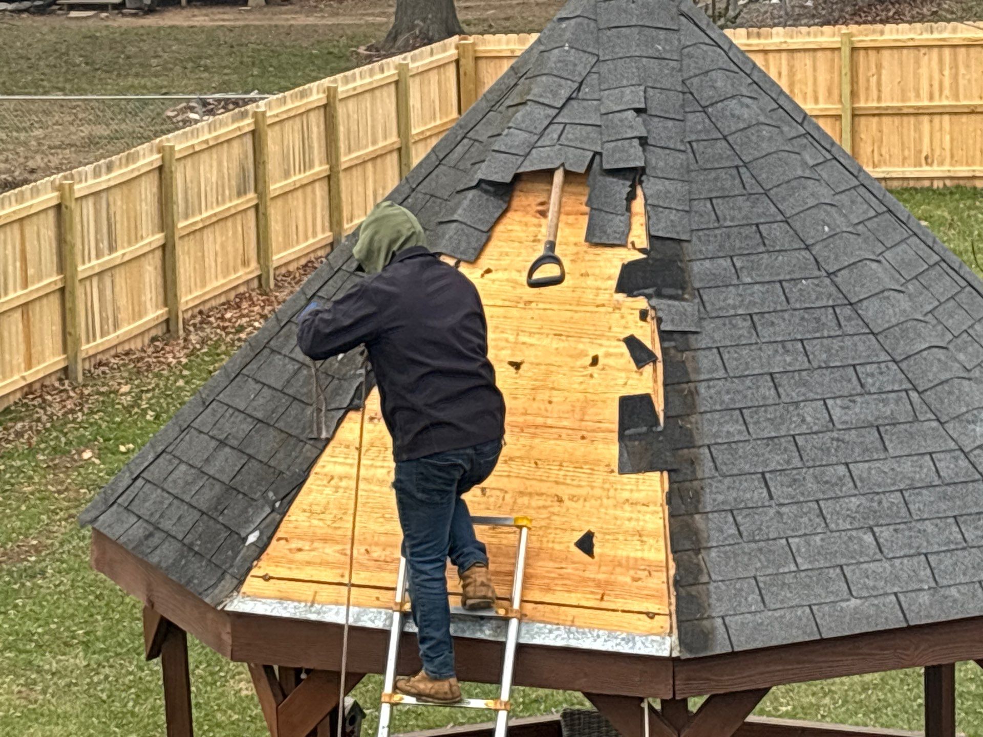 Residential Multi Structure Roof & Gutter Guards Install  by Titan Commercial & Residential Roofing 