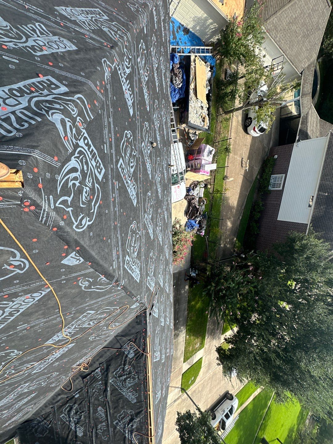 Residential Roofing Installation using Owen's Corning Duration (Lifetime) Shingles by Roof Repair Company