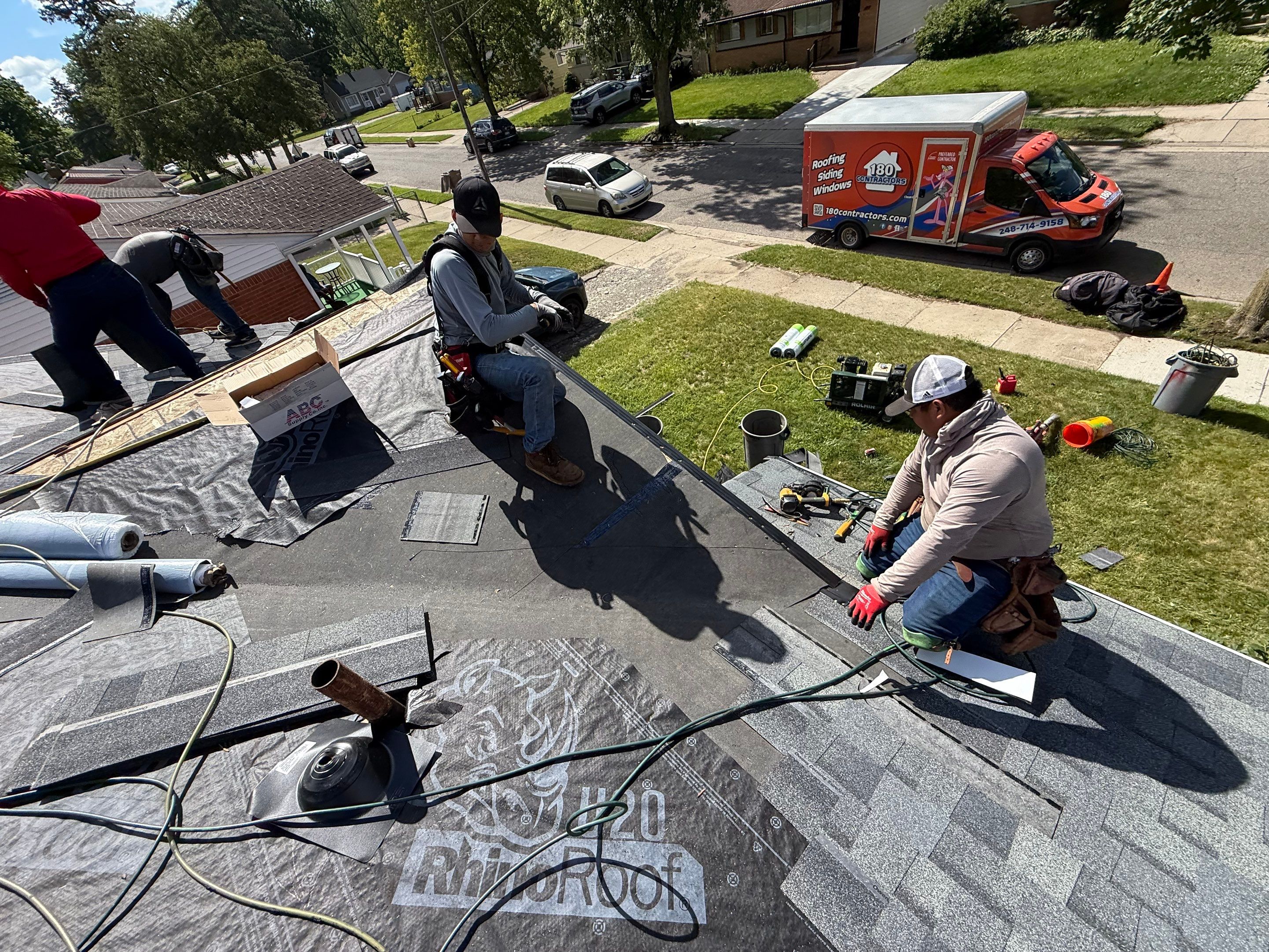 Roof Replacement using Owens Corning Tru Definitions by 180 Contractors