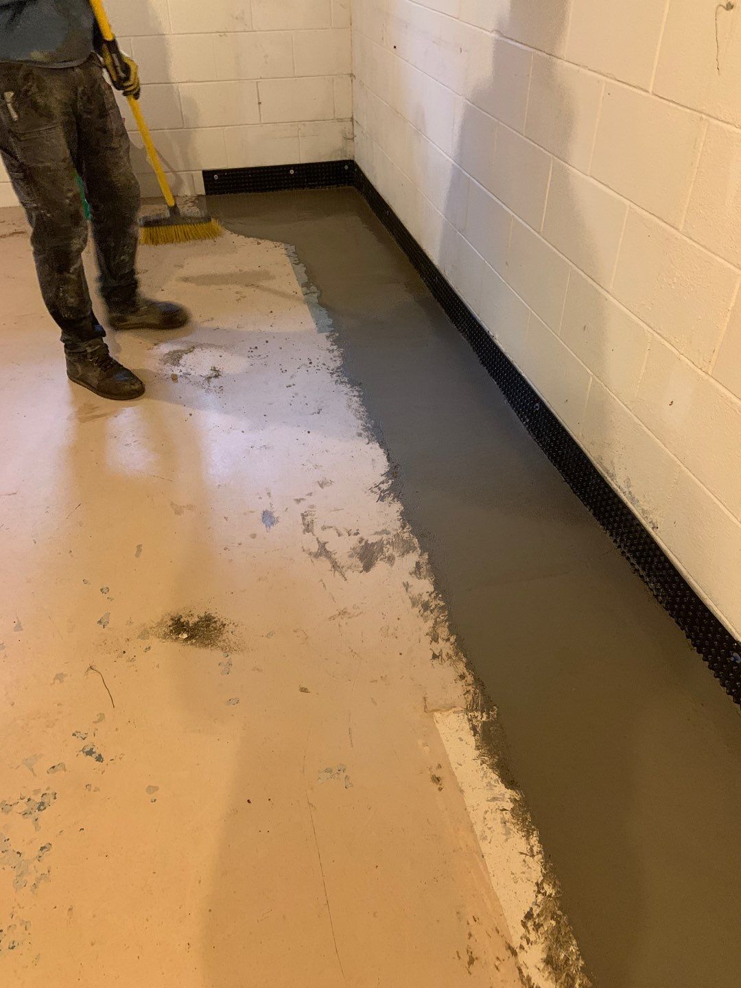 Completing Tom’s Waterproofing System by Waterproofing Northeast