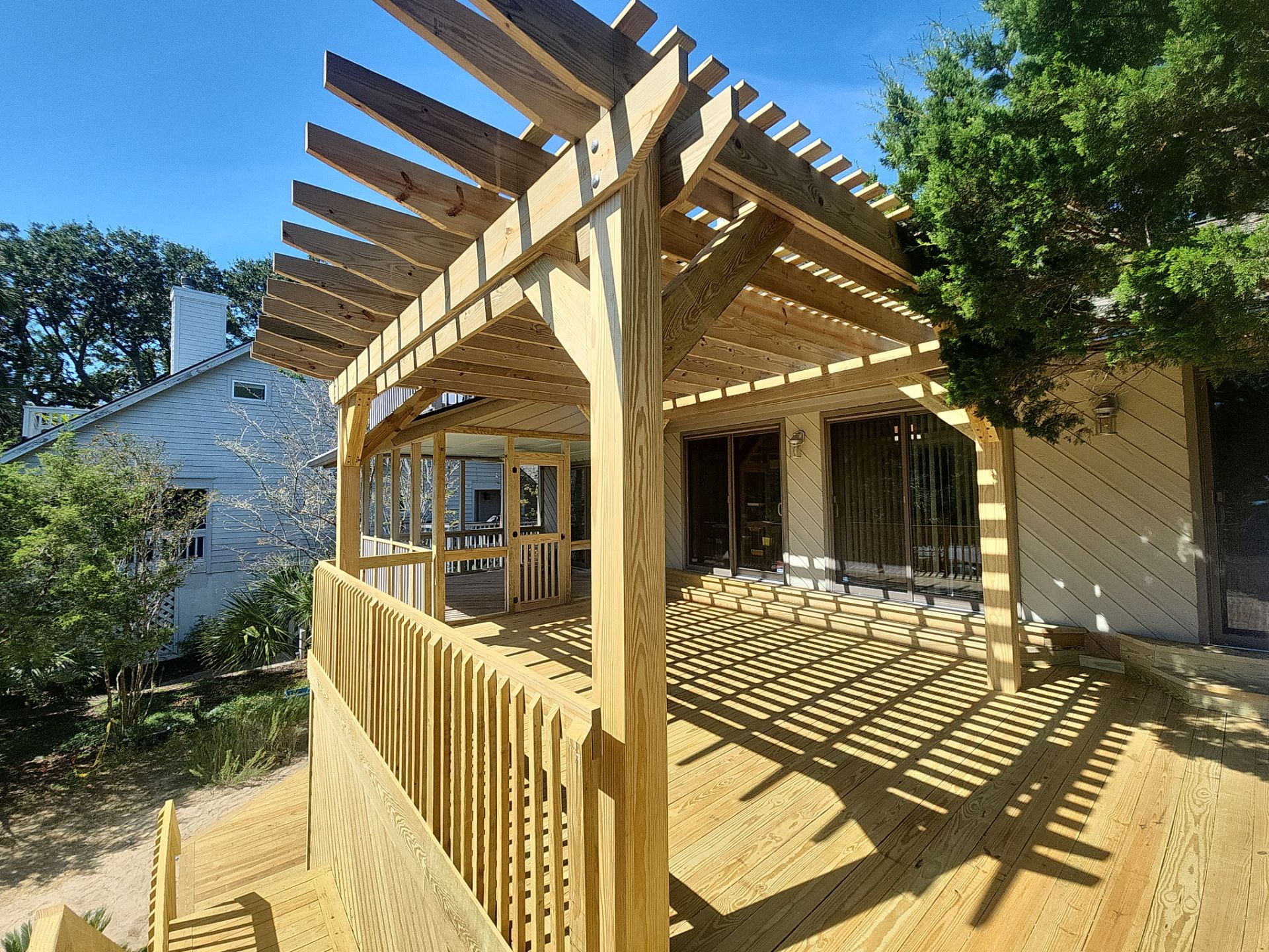 Wood Deck using Wood Stain by DuraSeal