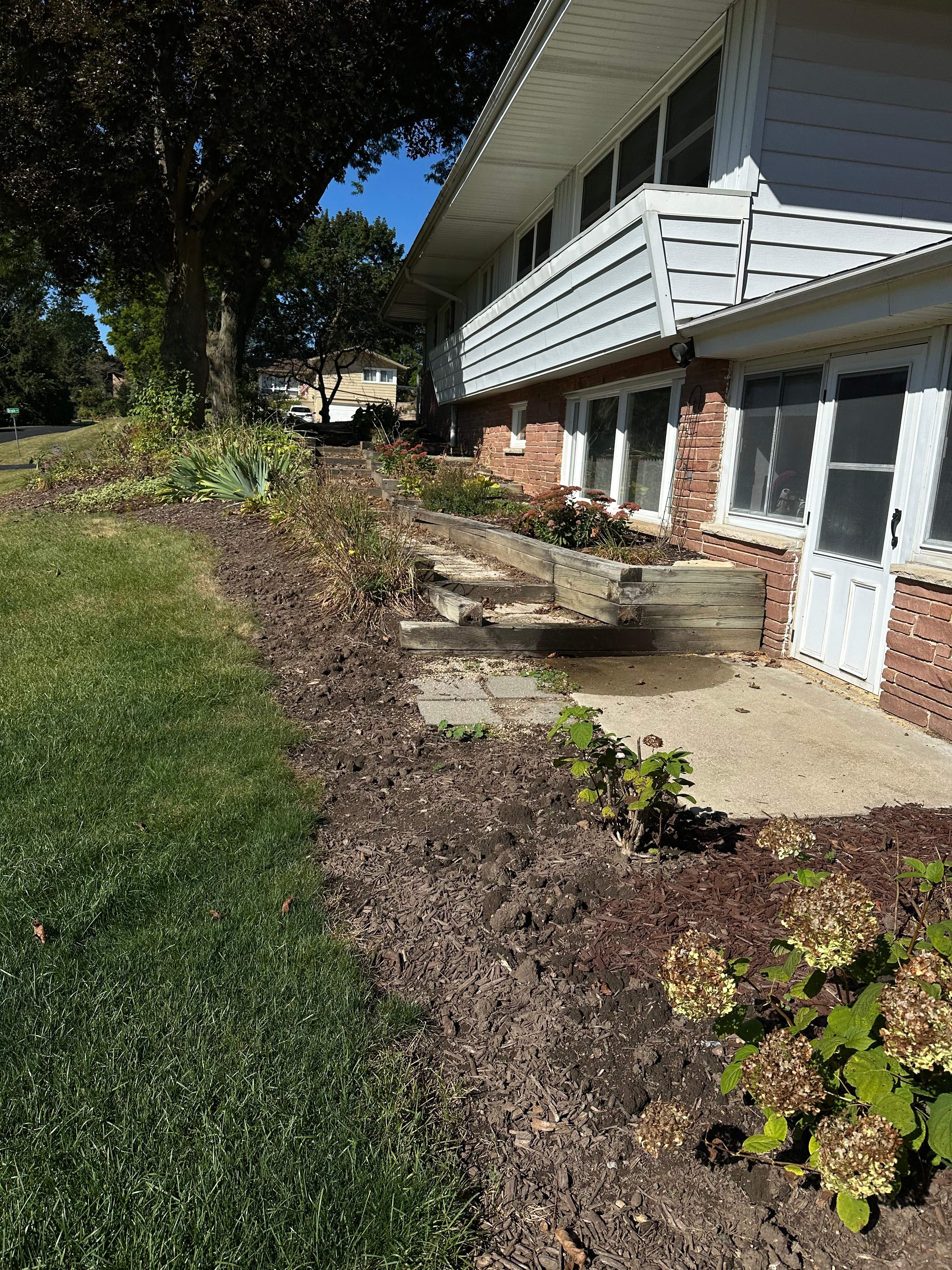 Natural Stone Walkway With Steps Project in Waukesha by Waukesha Lawn Service