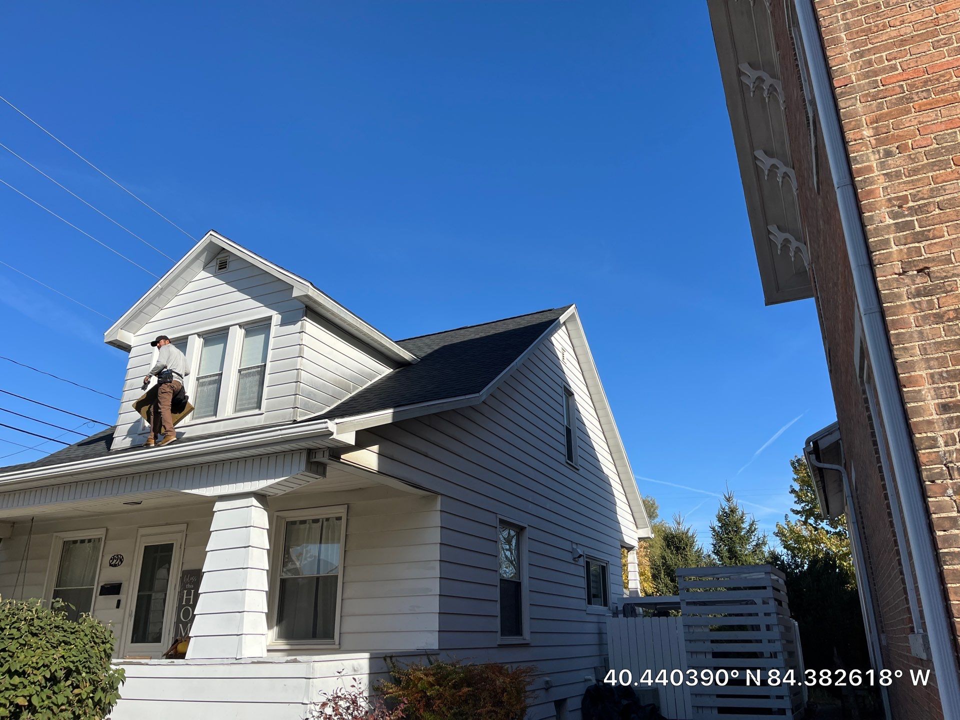 Residential Roofing Installation using GAF Timberline HDZ Charcoal by Nitro Roofing and Construction