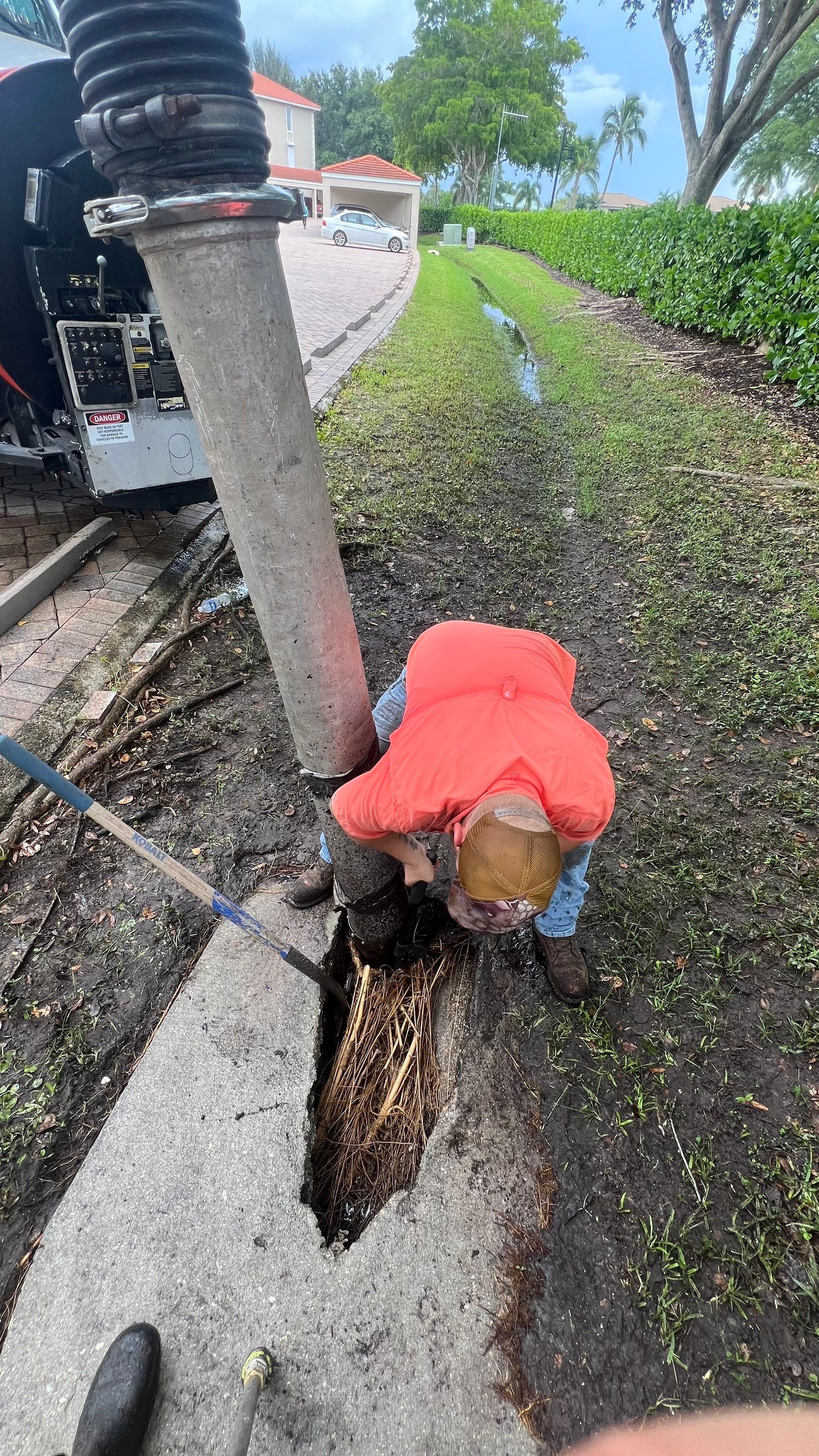 Naples Community Culvert Cleaning by APS Power & Water
