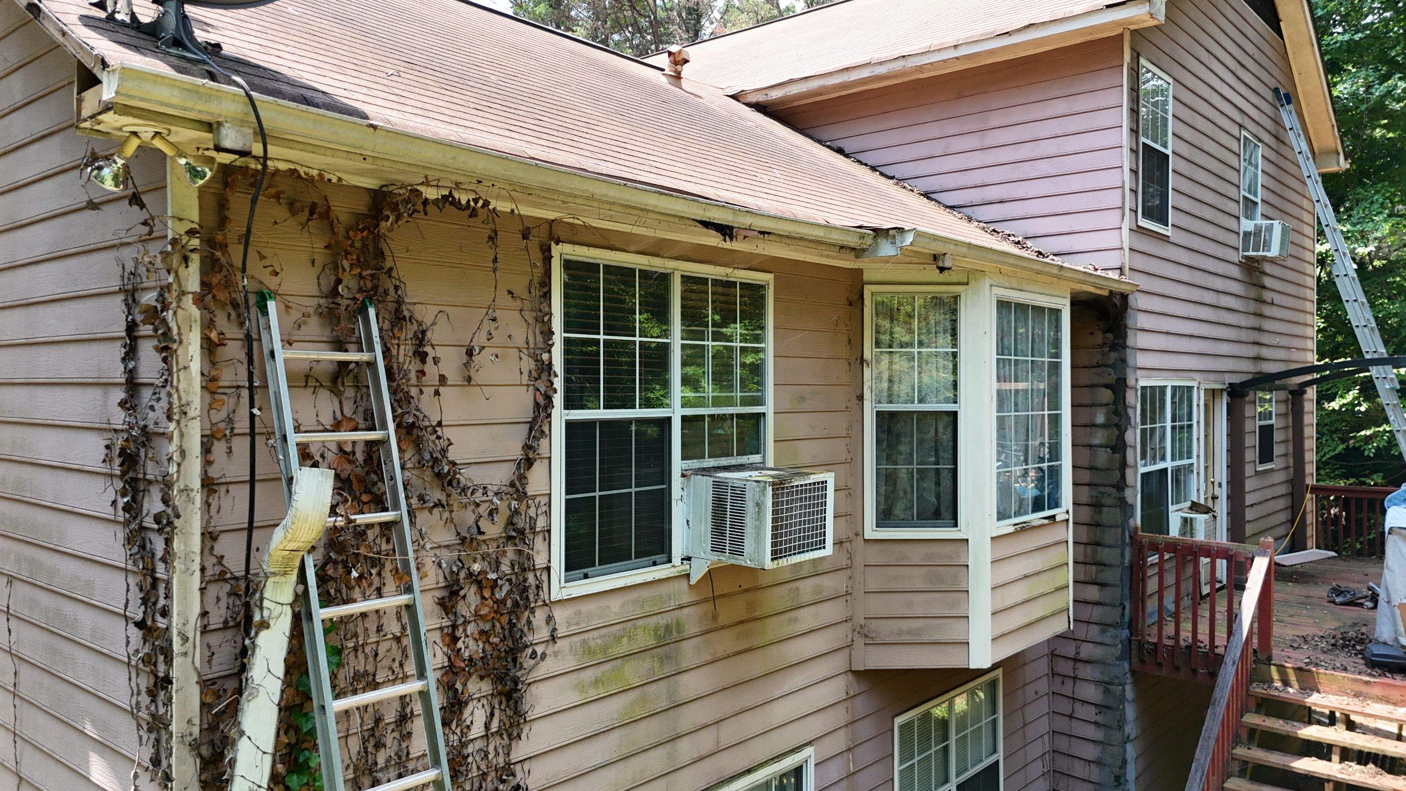 Woodstock, GA Partial Siding Replacement using James Hardie Lap Siding by Nelson Exteriors 