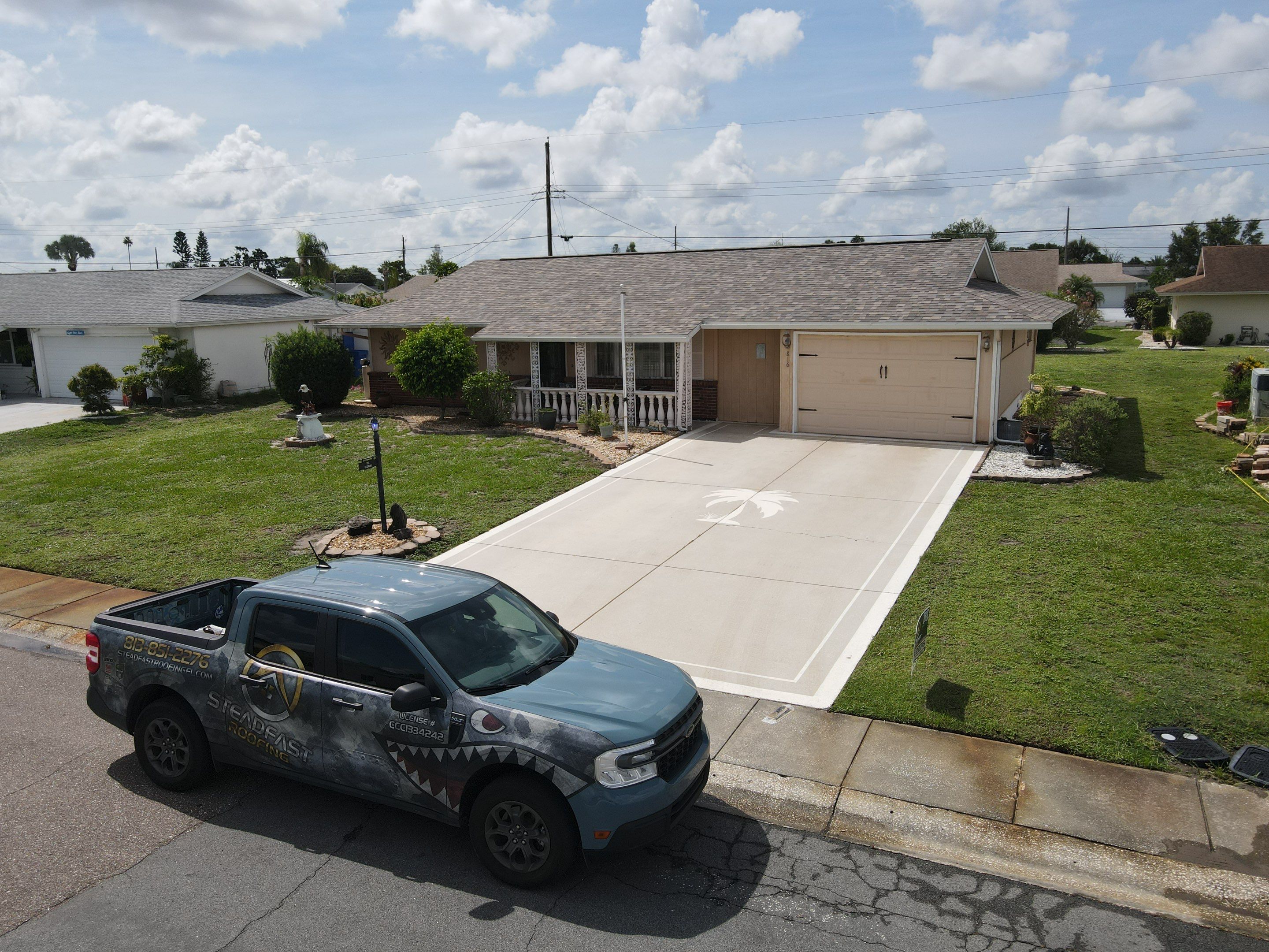 Roof Replacement in Sun City Center, FL. by Steadfast Roofing