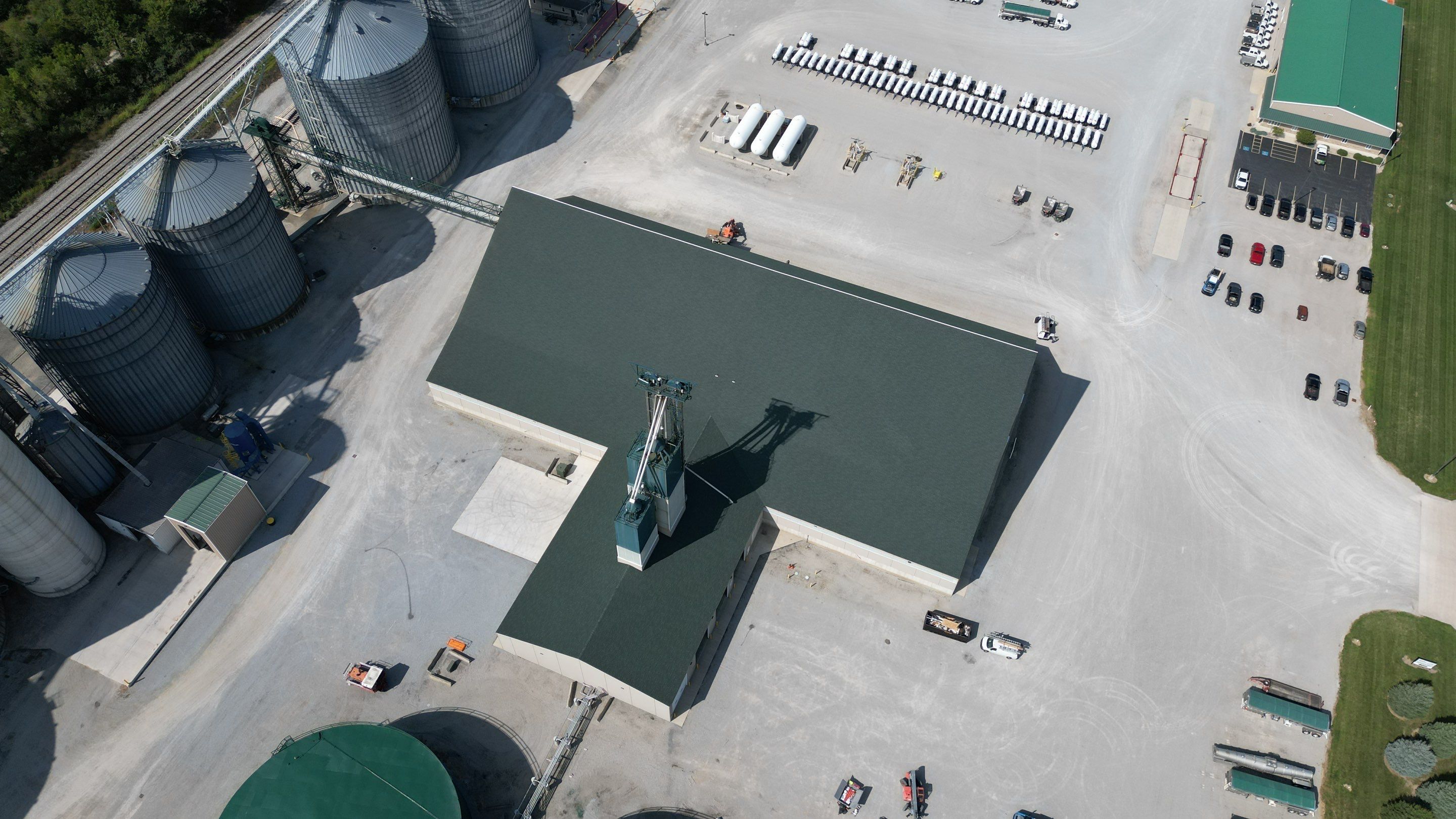 Commercial Roofing Installation using Timberline HDZ Shingles - Hunter Green by RoofX 