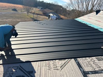 Standing Seam Metal Install